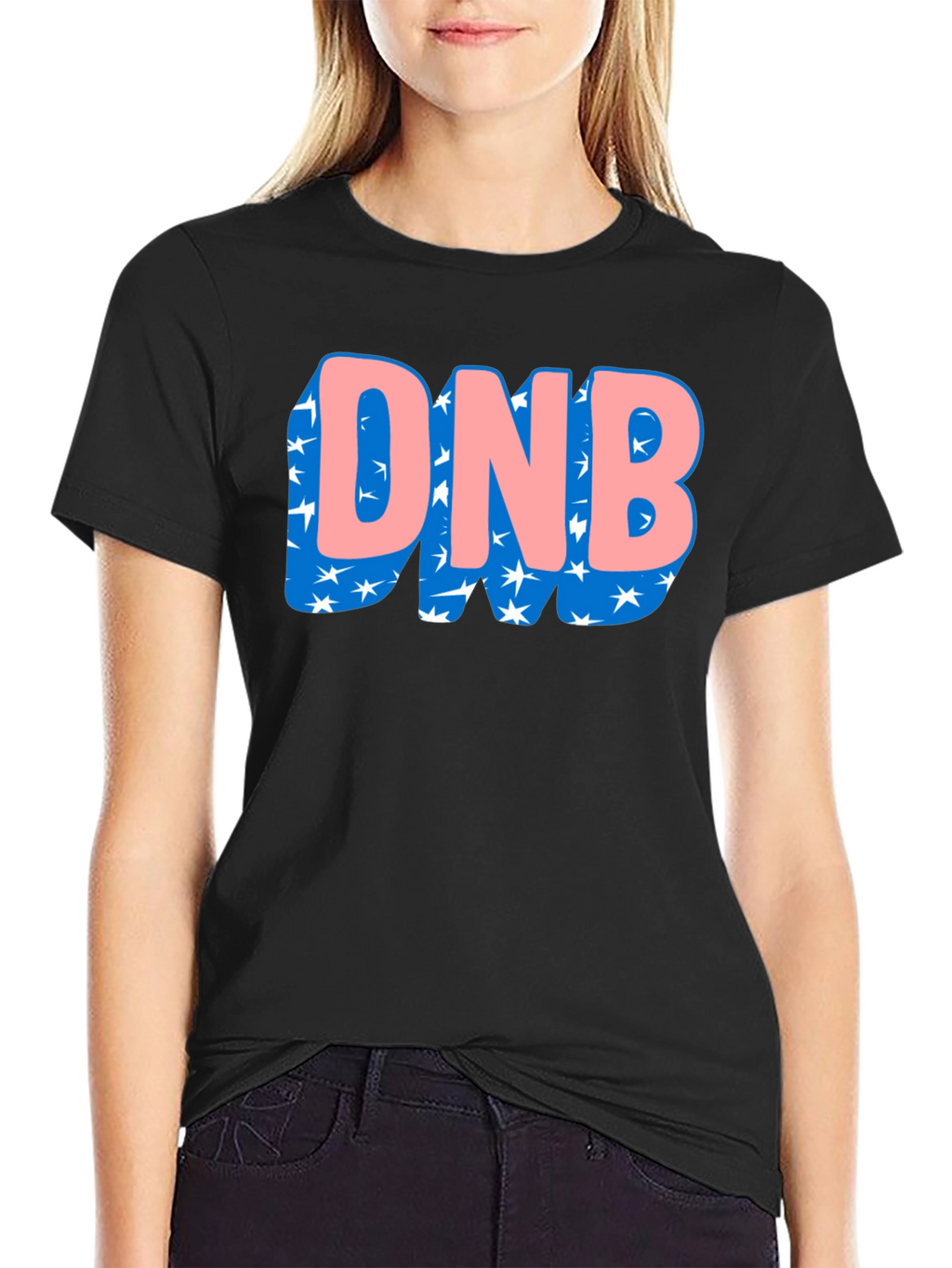 DNB Starry Graphic Tee - Black