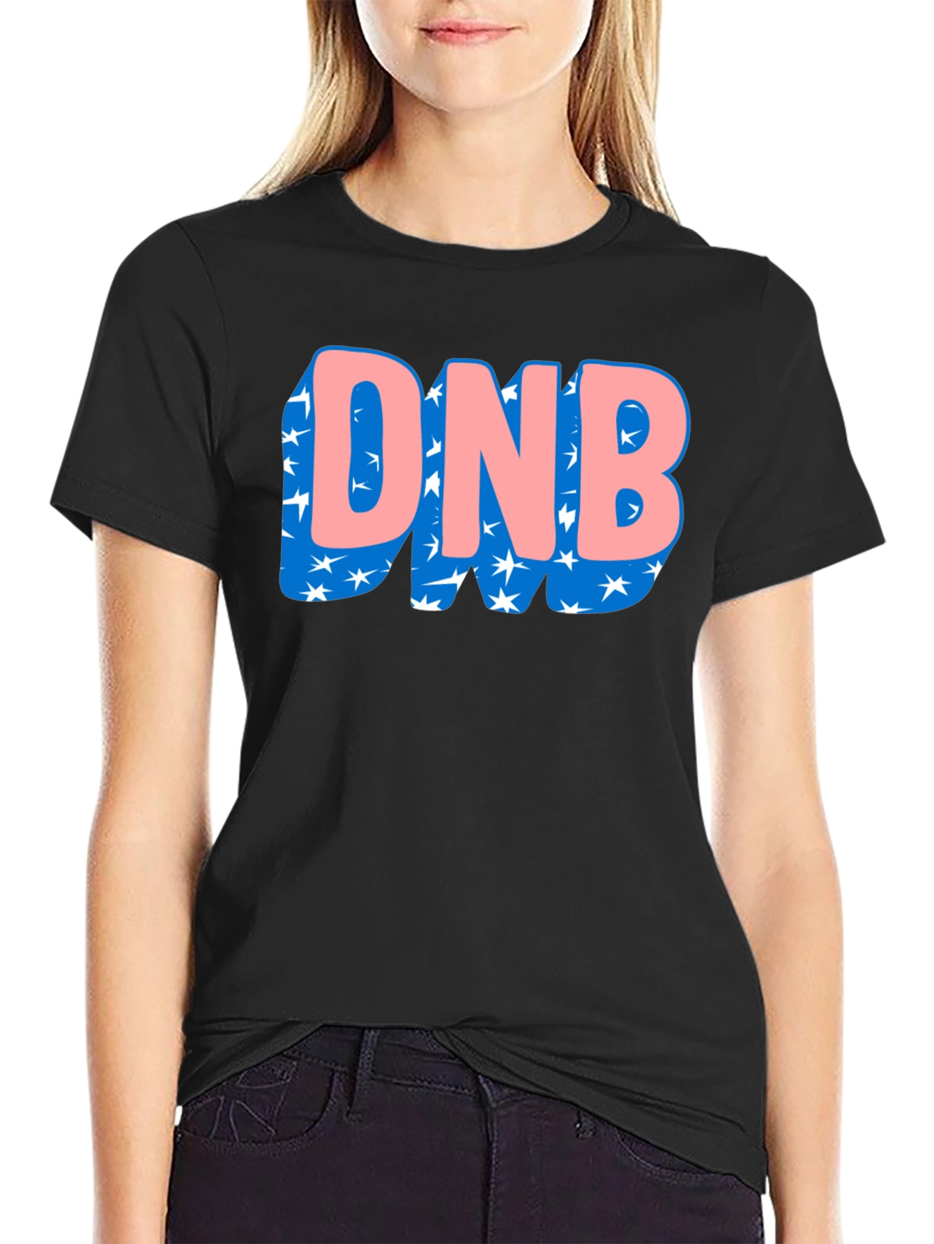 DNB Starry Graphic Tee - Black