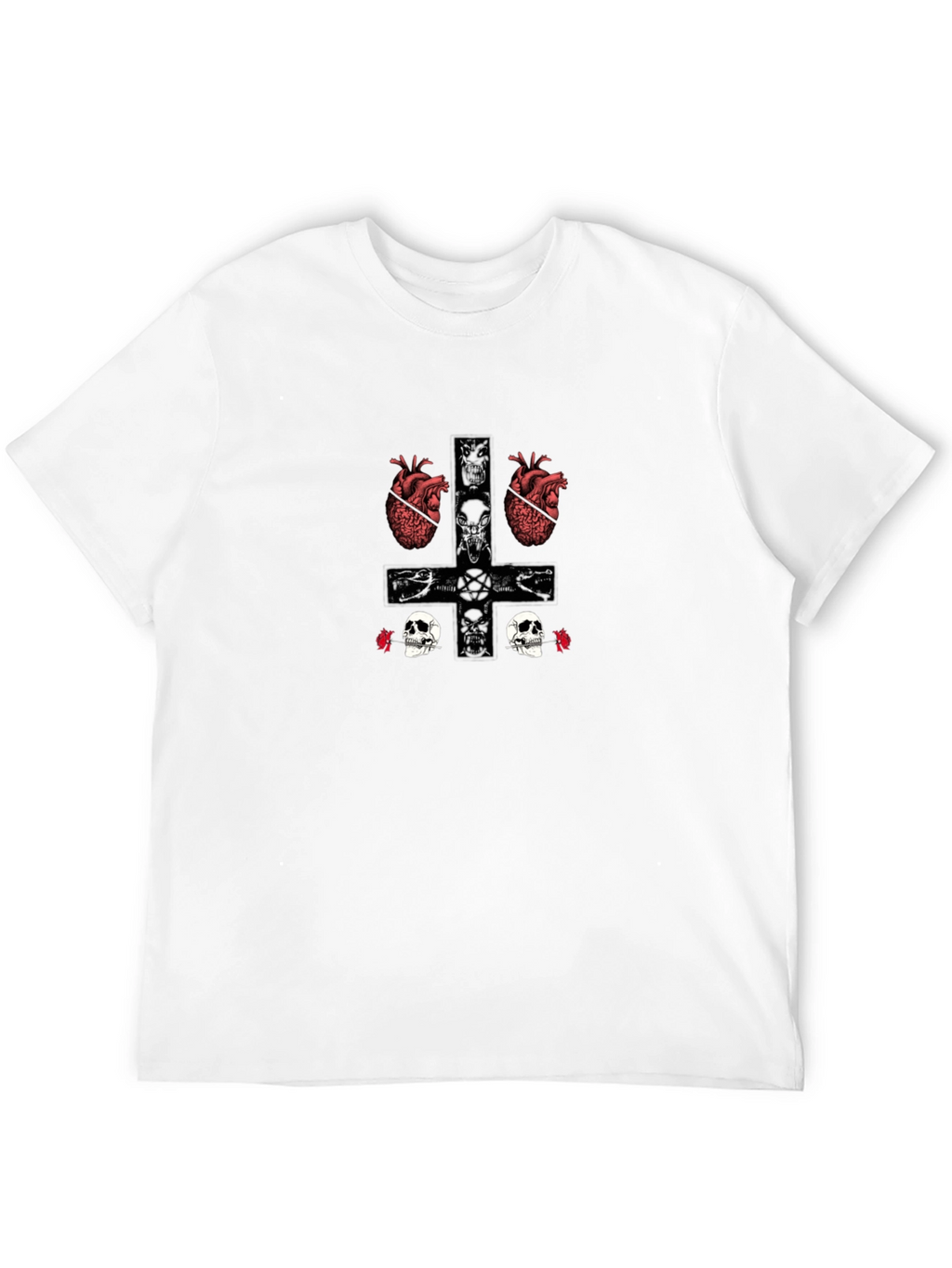 Gothic Anatomy Cross Graphic Tee