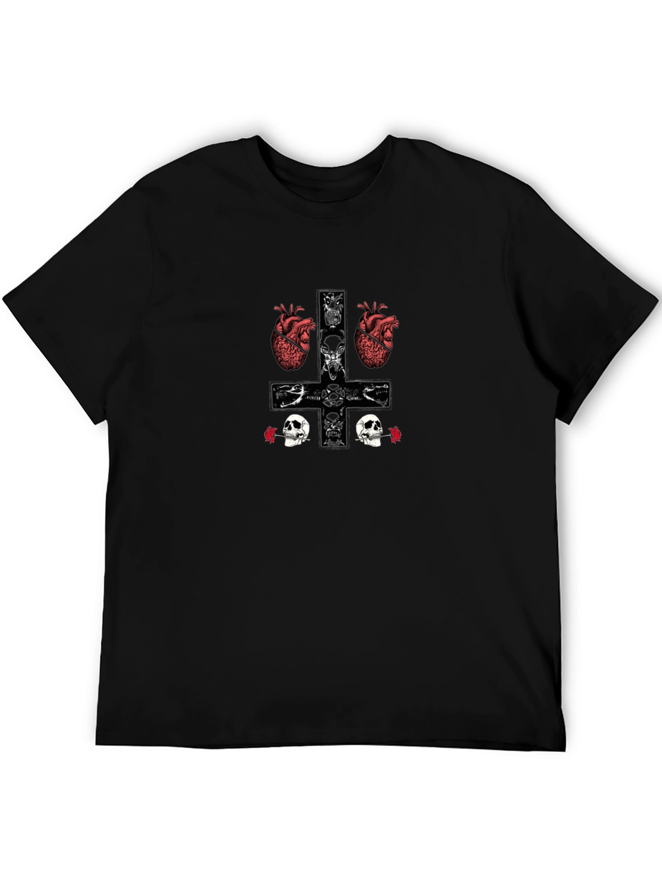 Gothic Anatomy Cross Graphic Tee