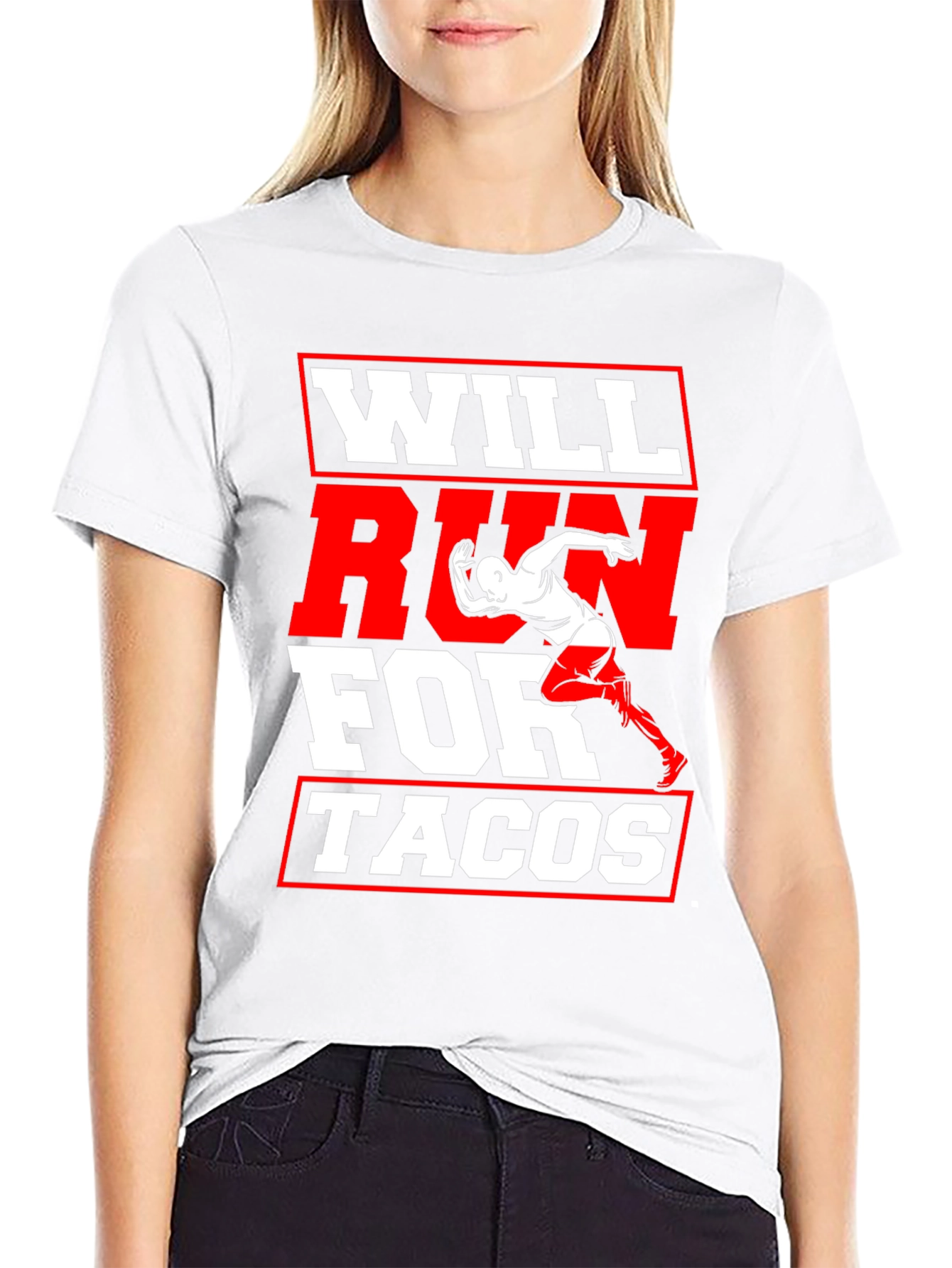 Will Run for Tacos Graphic T-Shirt