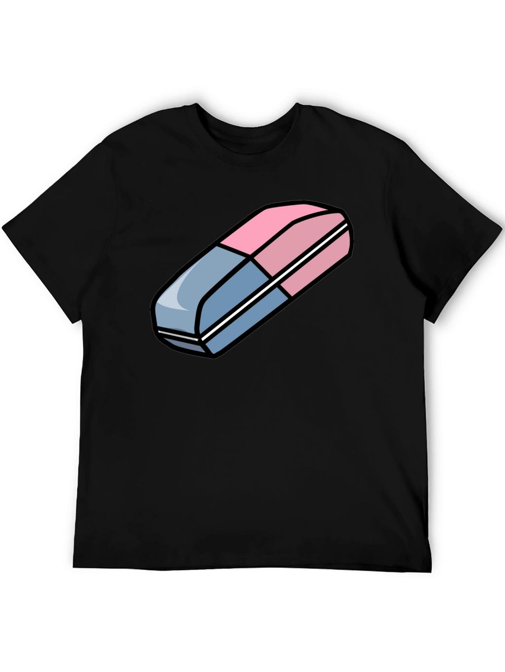Eraser Graphic Tee - Fun Trendy Design!