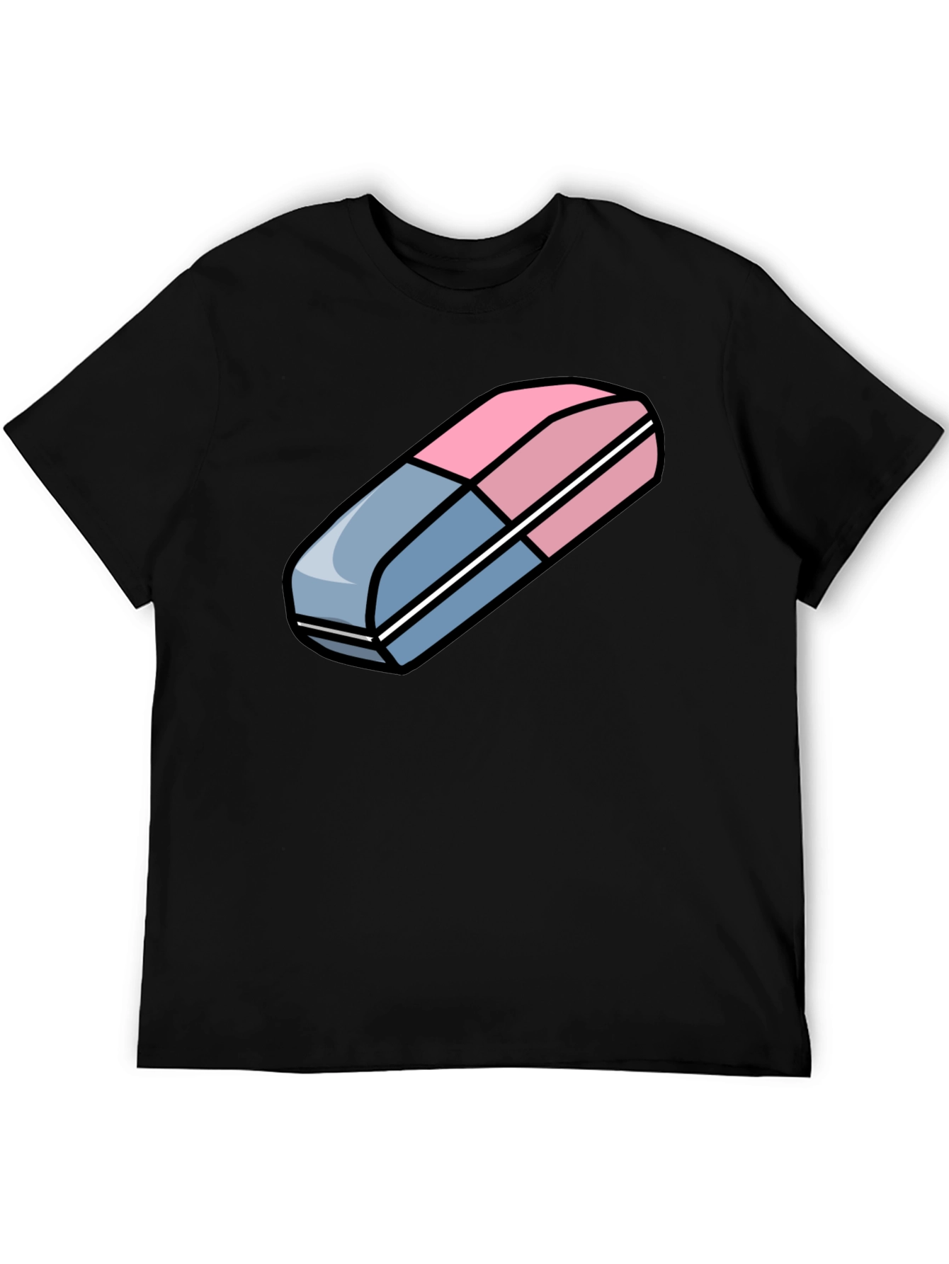 Eraser Graphic Tee - Fun Trendy Design!