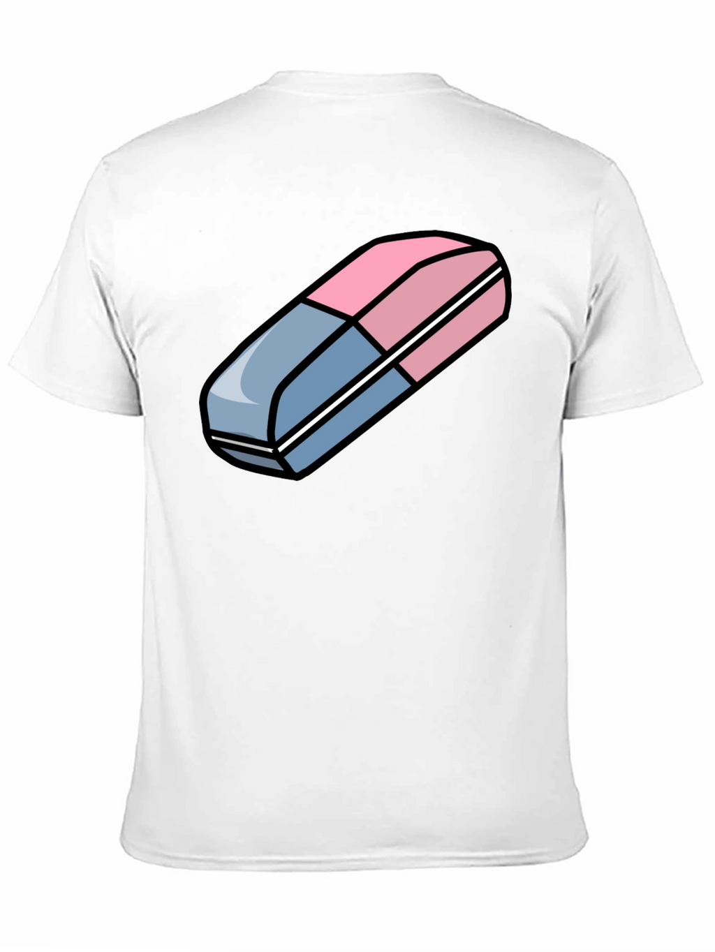 Eraser Graphic Tee - Fun Trendy Design!