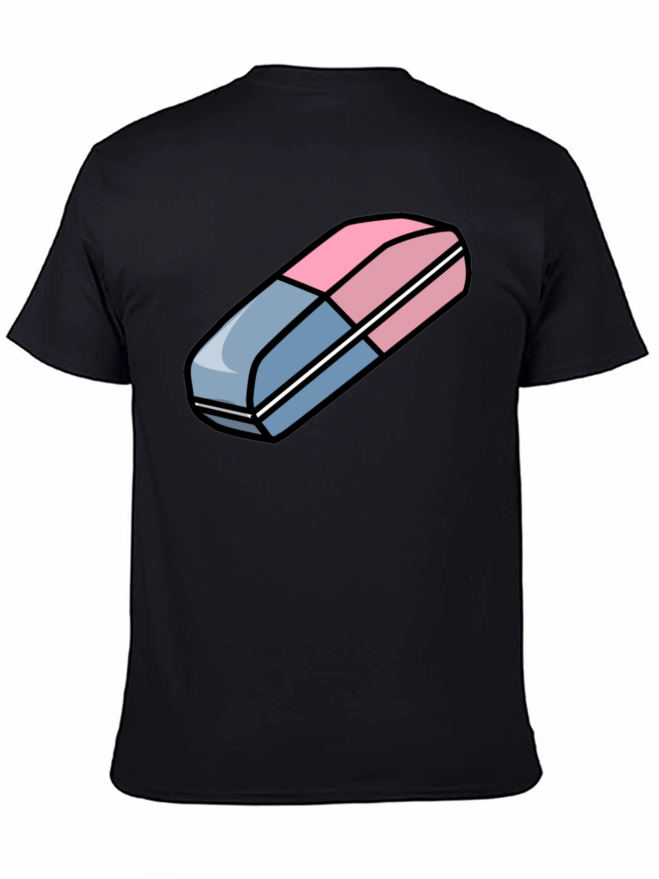 Eraser Graphic Tee - Fun Trendy Design!