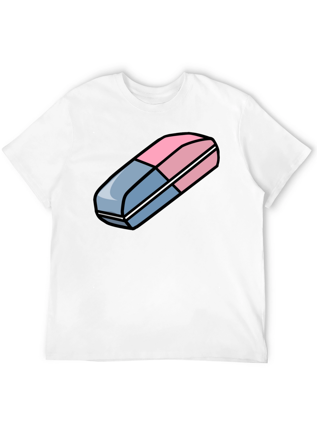 Eraser Graphic Tee - Fun Trendy Design!