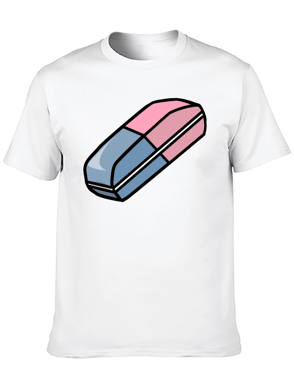 Eraser Graphic Tee - Fun Trendy Design!