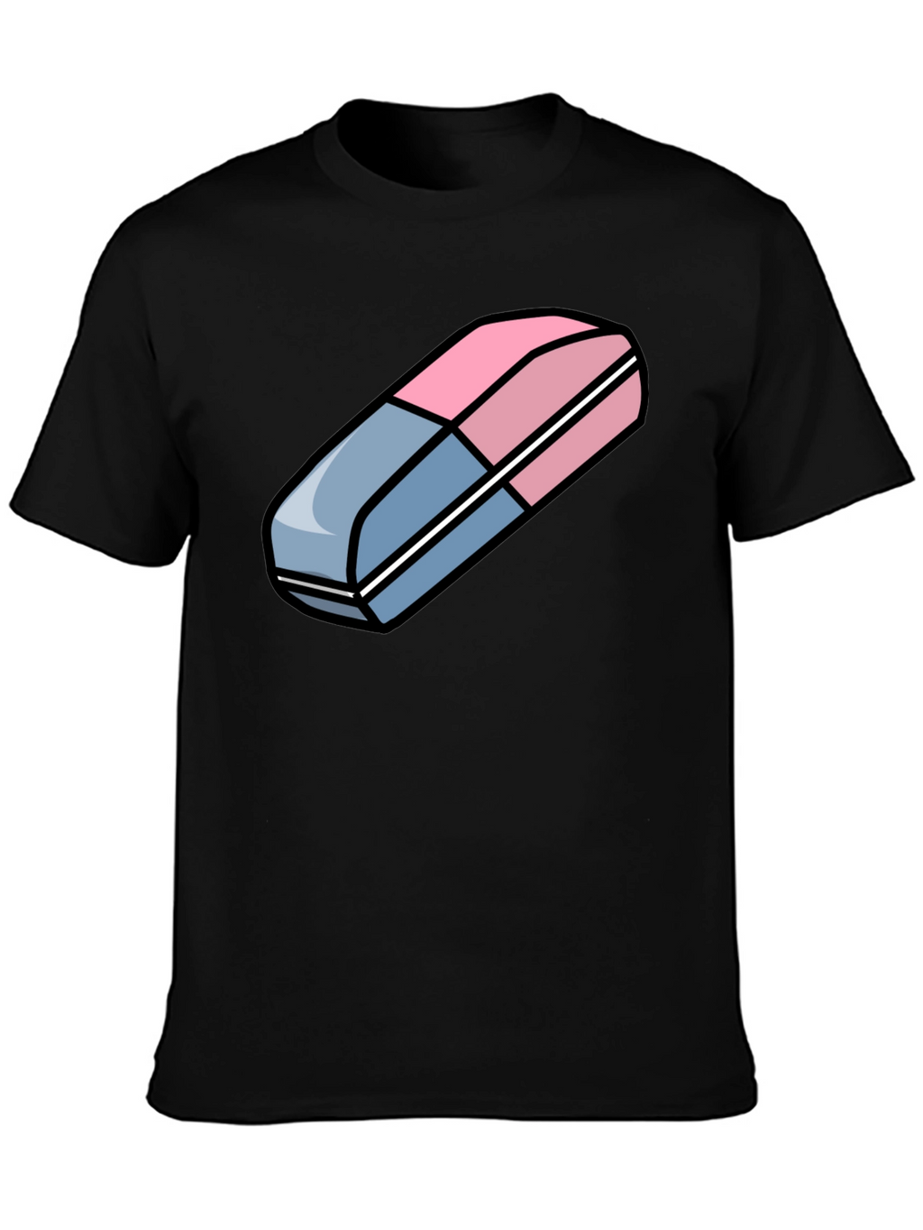 Eraser Graphic Tee - Fun Trendy Design!