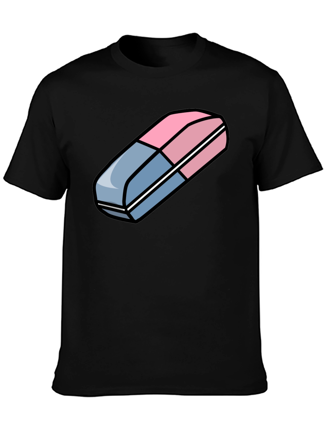 Eraser Graphic Tee - Fun Trendy Design!
