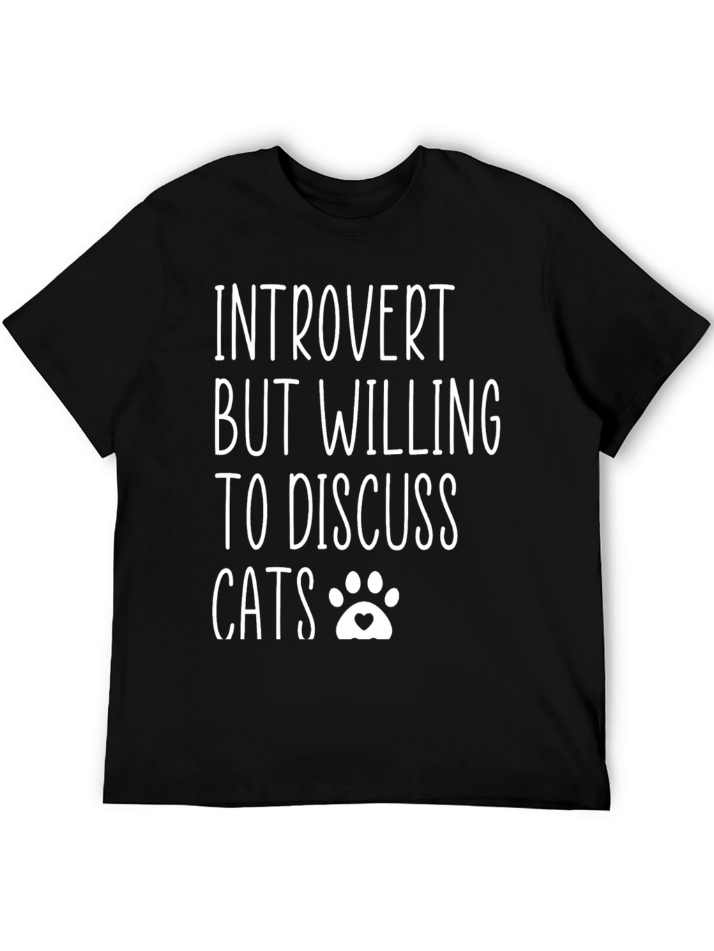 Introvert Cat Lover T-Shirt - Funny Tee