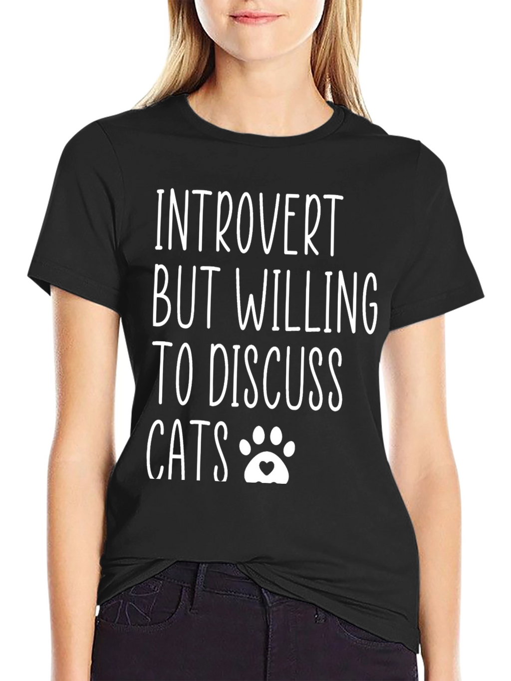 Introvert Cat Lover T-Shirt - Funny Tee