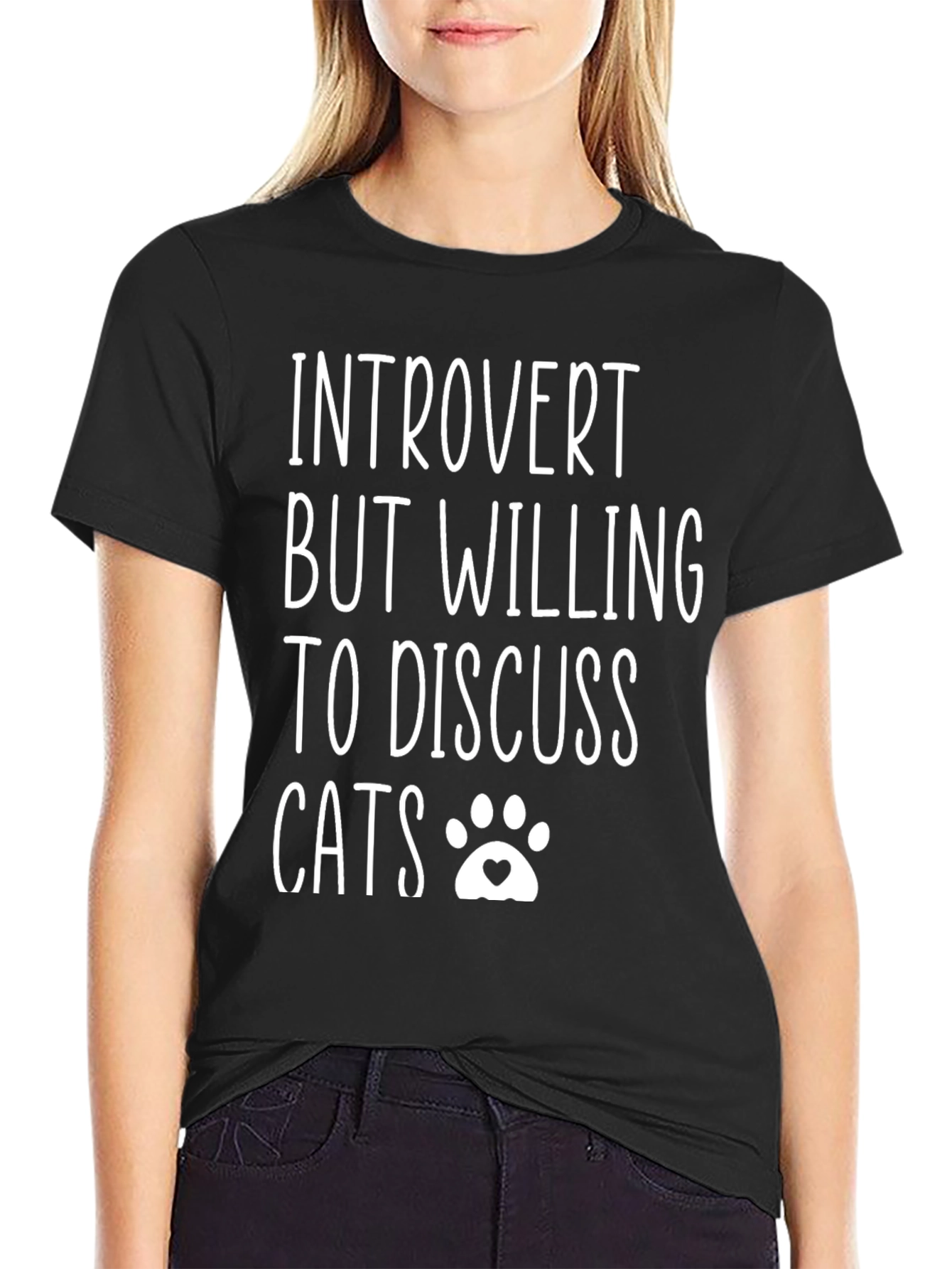 Introvert Cat Lover T-Shirt - Funny Tee