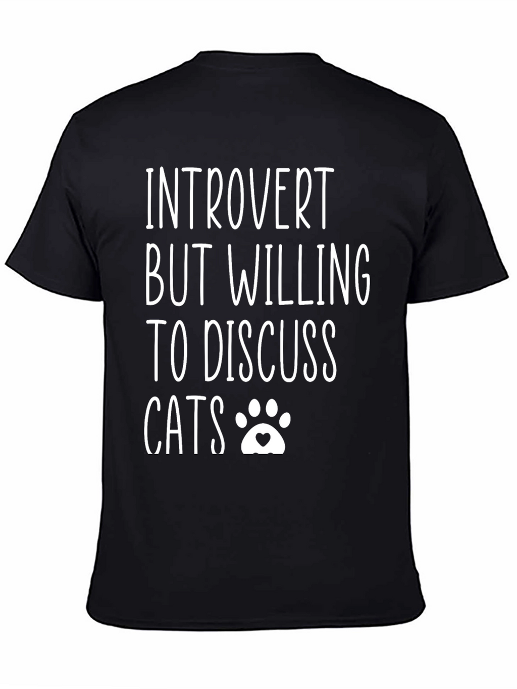 Introvert Cat Lover T-Shirt - Funny Tee