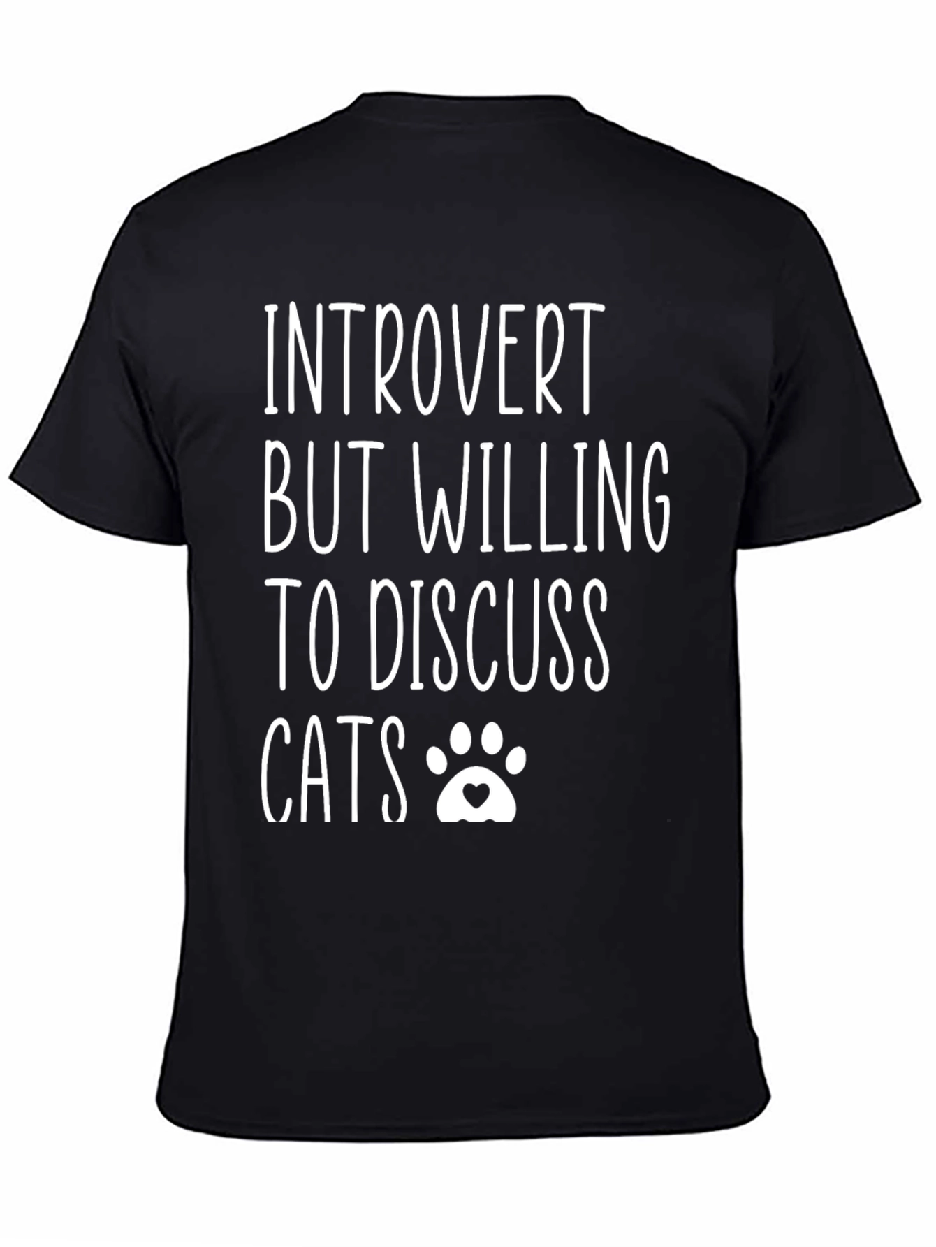 Introvert Cat Lover T-Shirt - Funny Tee