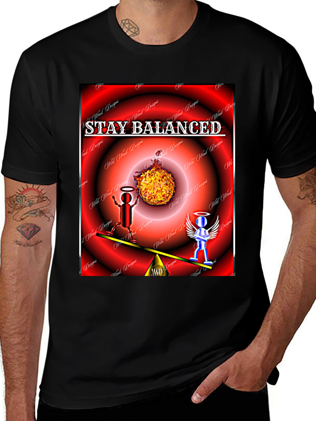Stay Balanced Graphic T-Shirt