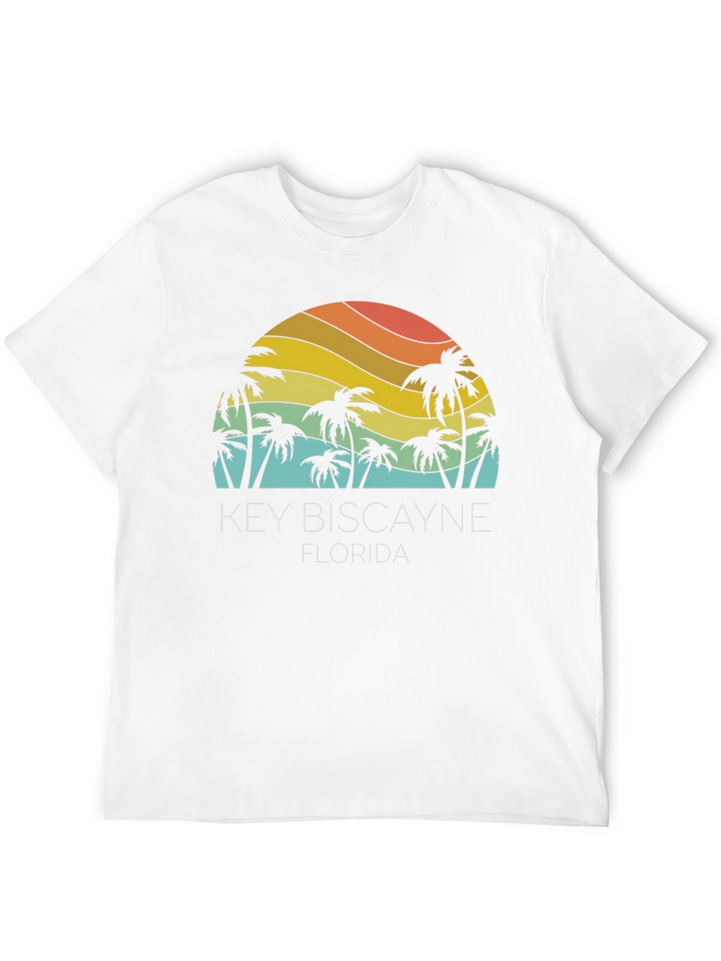 Key Biscayne Florida Palm Tree T-Shirt
