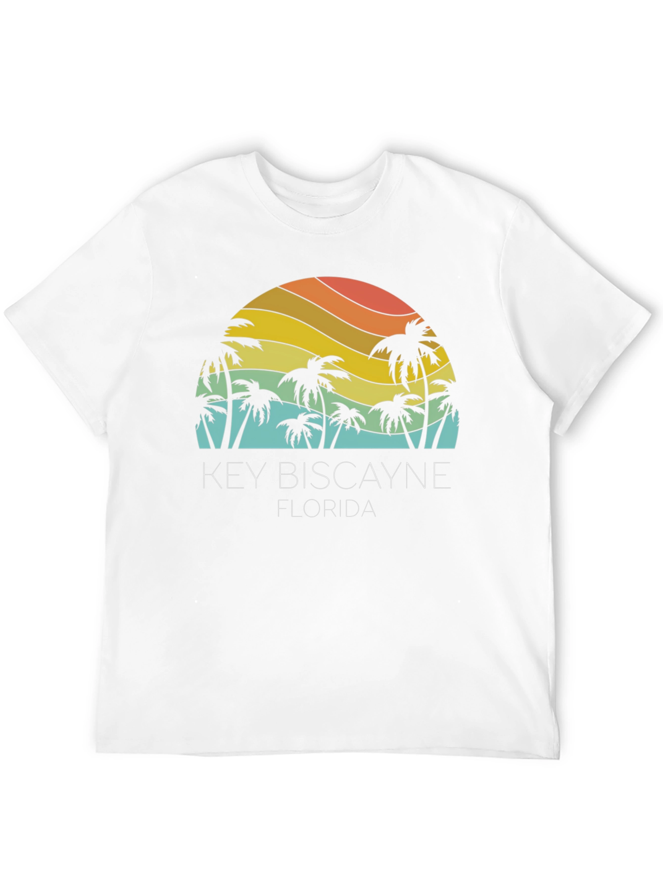 Key Biscayne Florida Palm Tree T-Shirt
