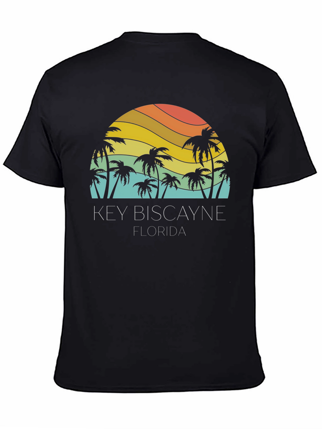 Key Biscayne Florida Palm Tree T-Shirt