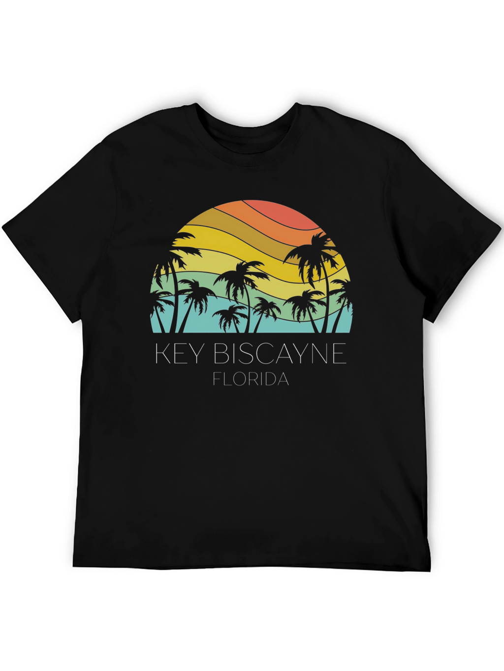 Key Biscayne Florida Palm Tree T-Shirt