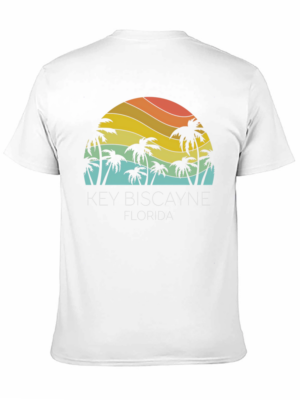 Key Biscayne Florida Palm Tree T-Shirt