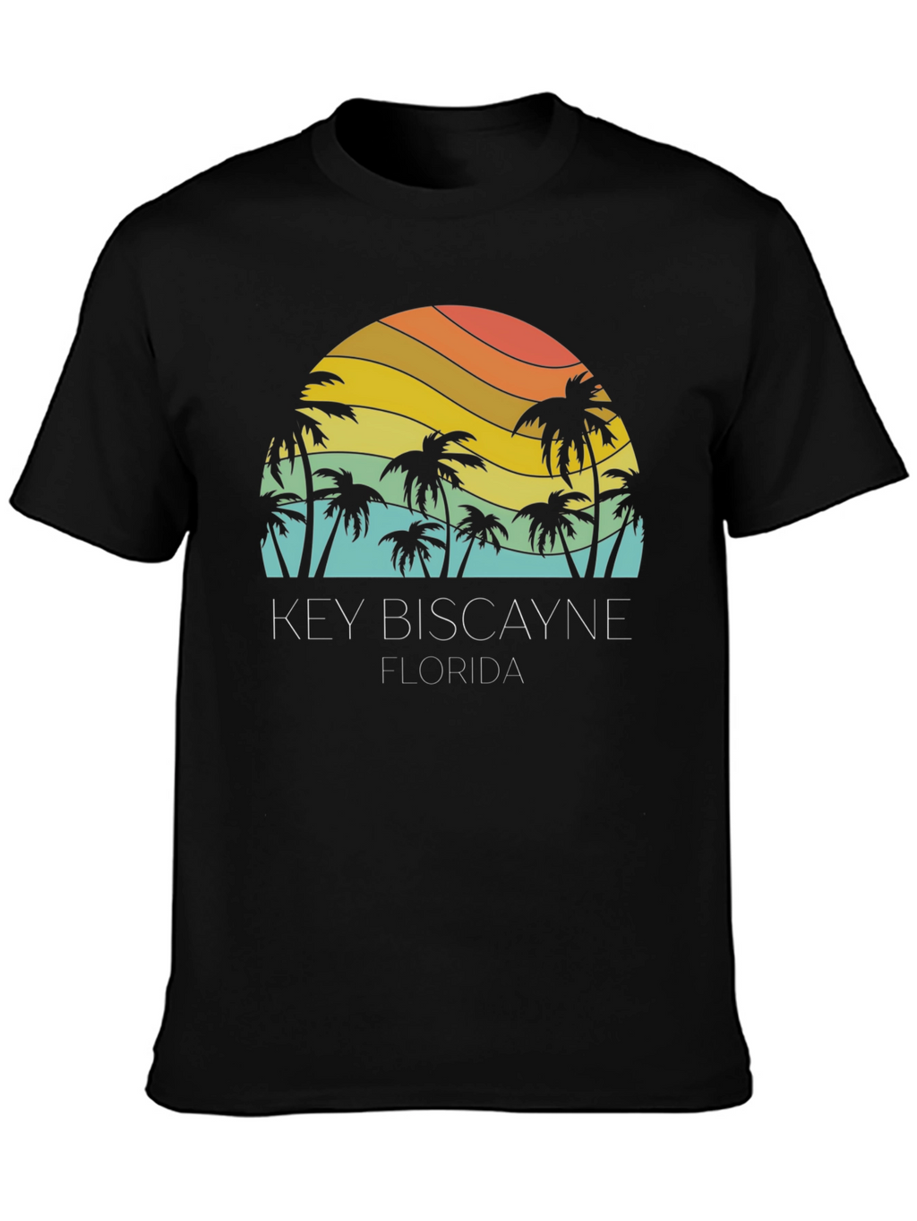 Key Biscayne Florida Palm Tree T-Shirt