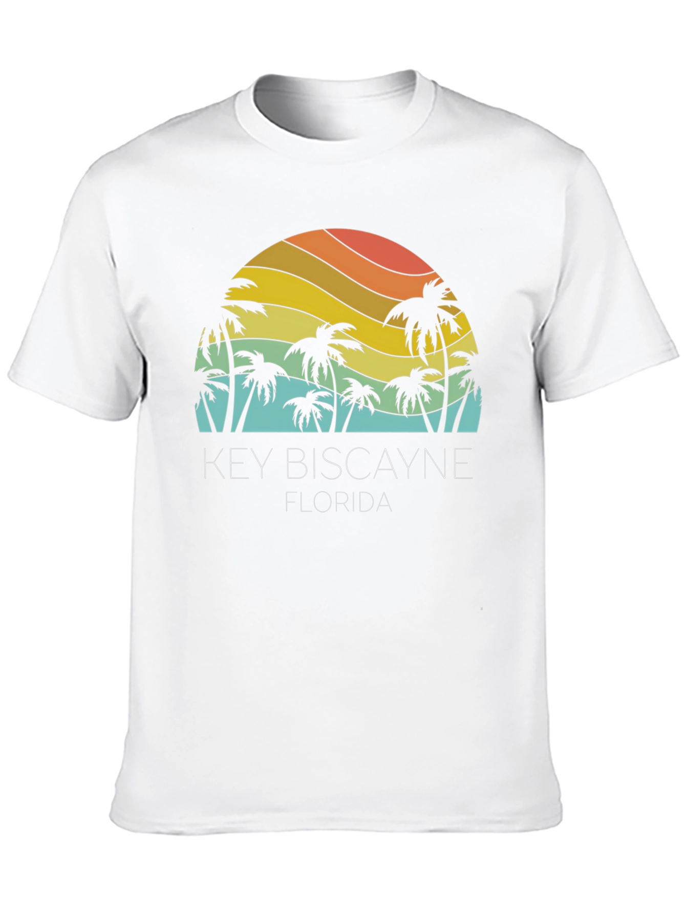 Key Biscayne Florida Palm Tree T-Shirt