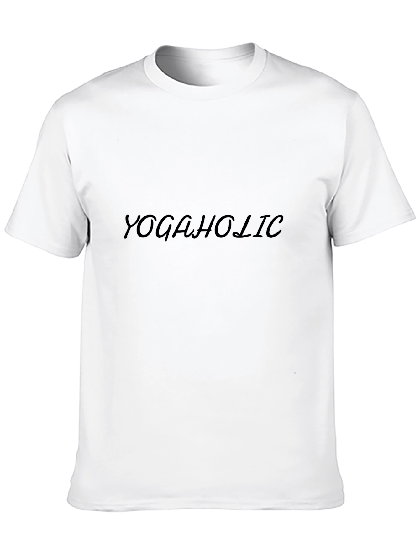 YogaHolic Black Graphic Tee - Mens