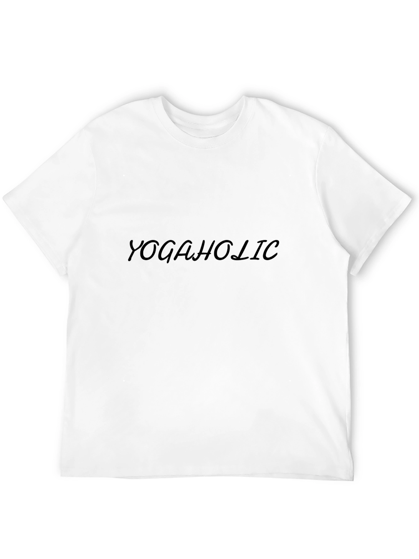 YogaHolic Black Graphic Tee - Mens