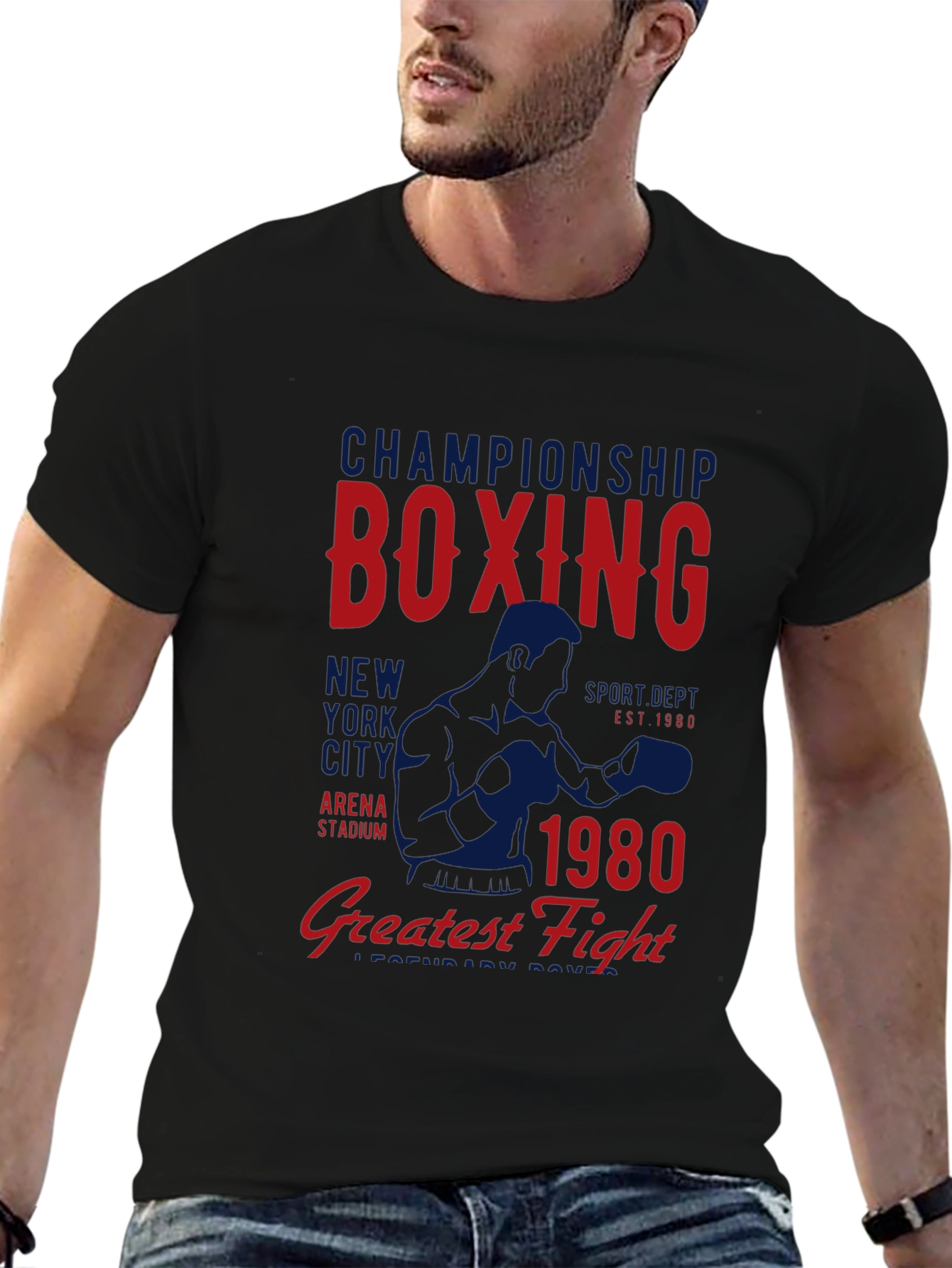 Boxing Championship 1980 Graphic T-Shirt