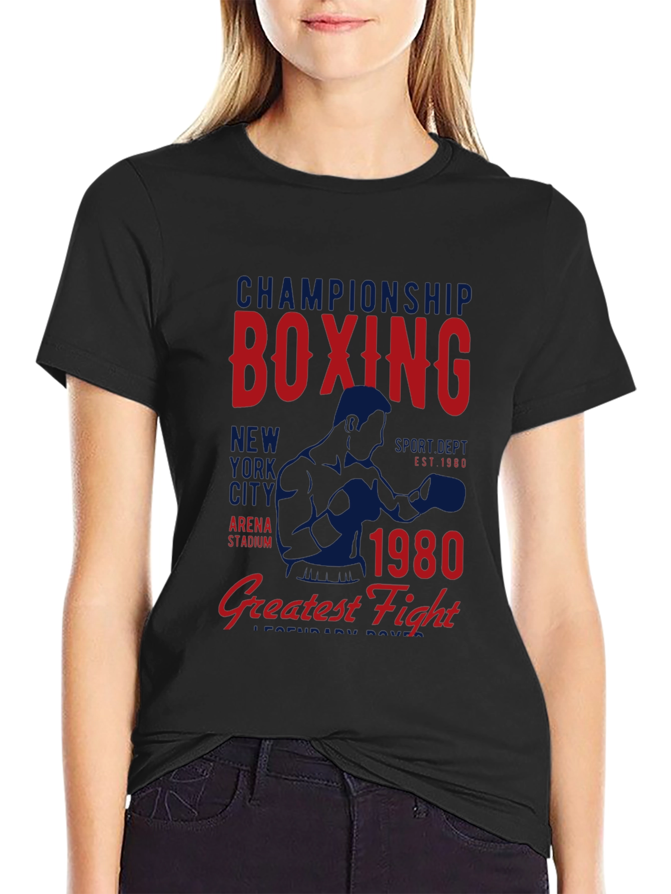 Boxing Championship 1980 Graphic T-Shirt