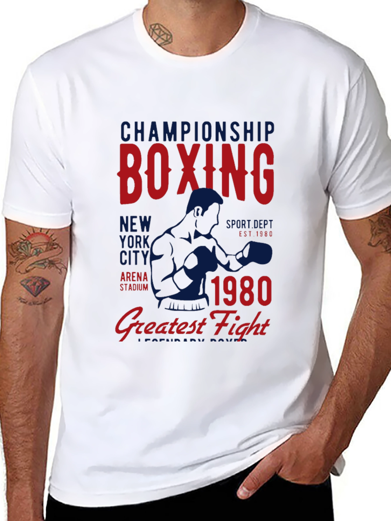 Boxing Championship 1980 Graphic T-Shirt