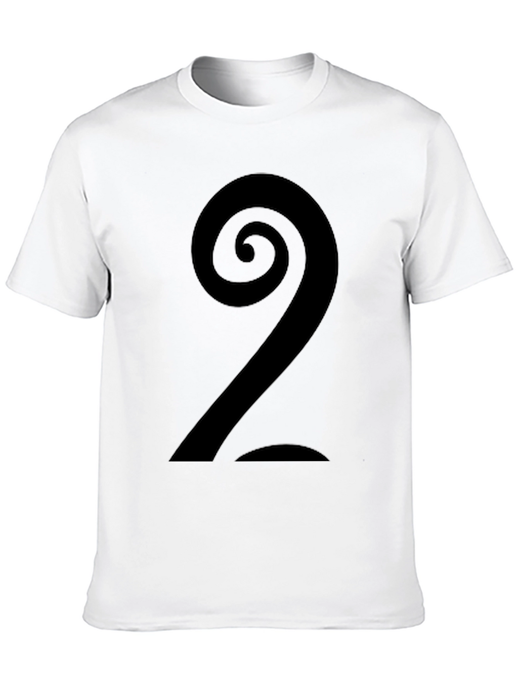 Spiral Number 2 Graphic Tee - Cool Casual Style
