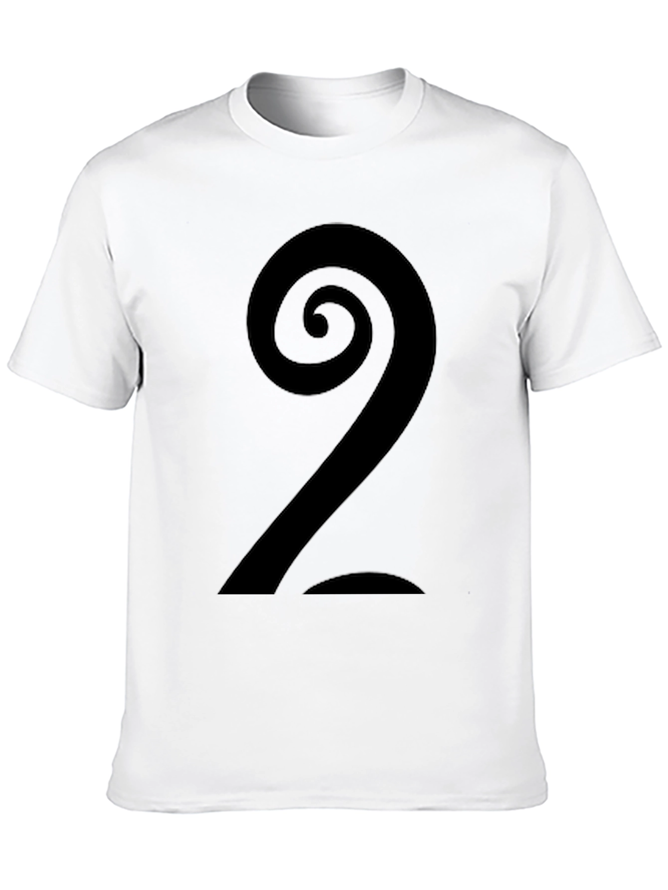 Spiral Number 2 Graphic Tee - Cool Casual Style