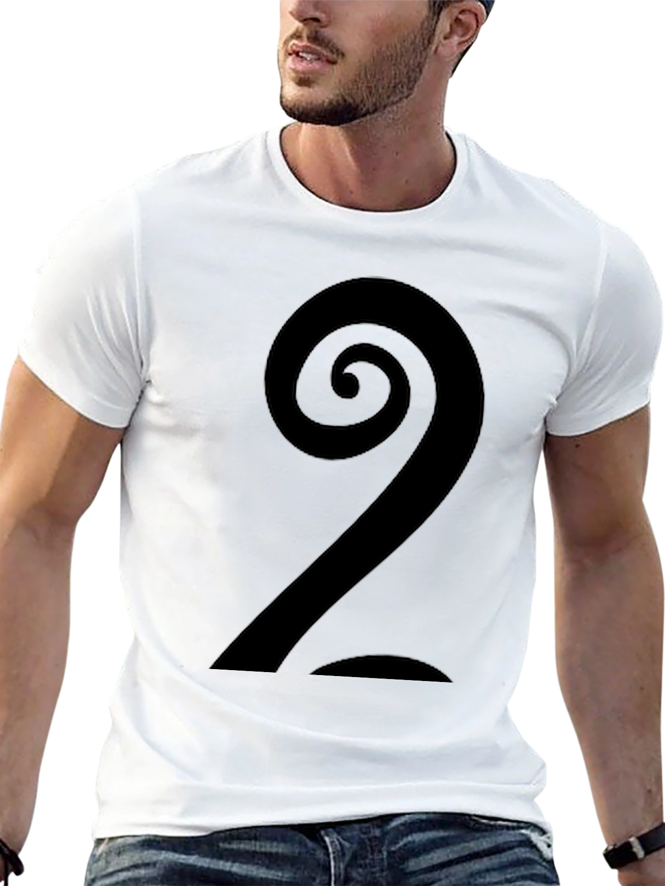 Spiral Number 2 Graphic Tee - Cool Casual Style
