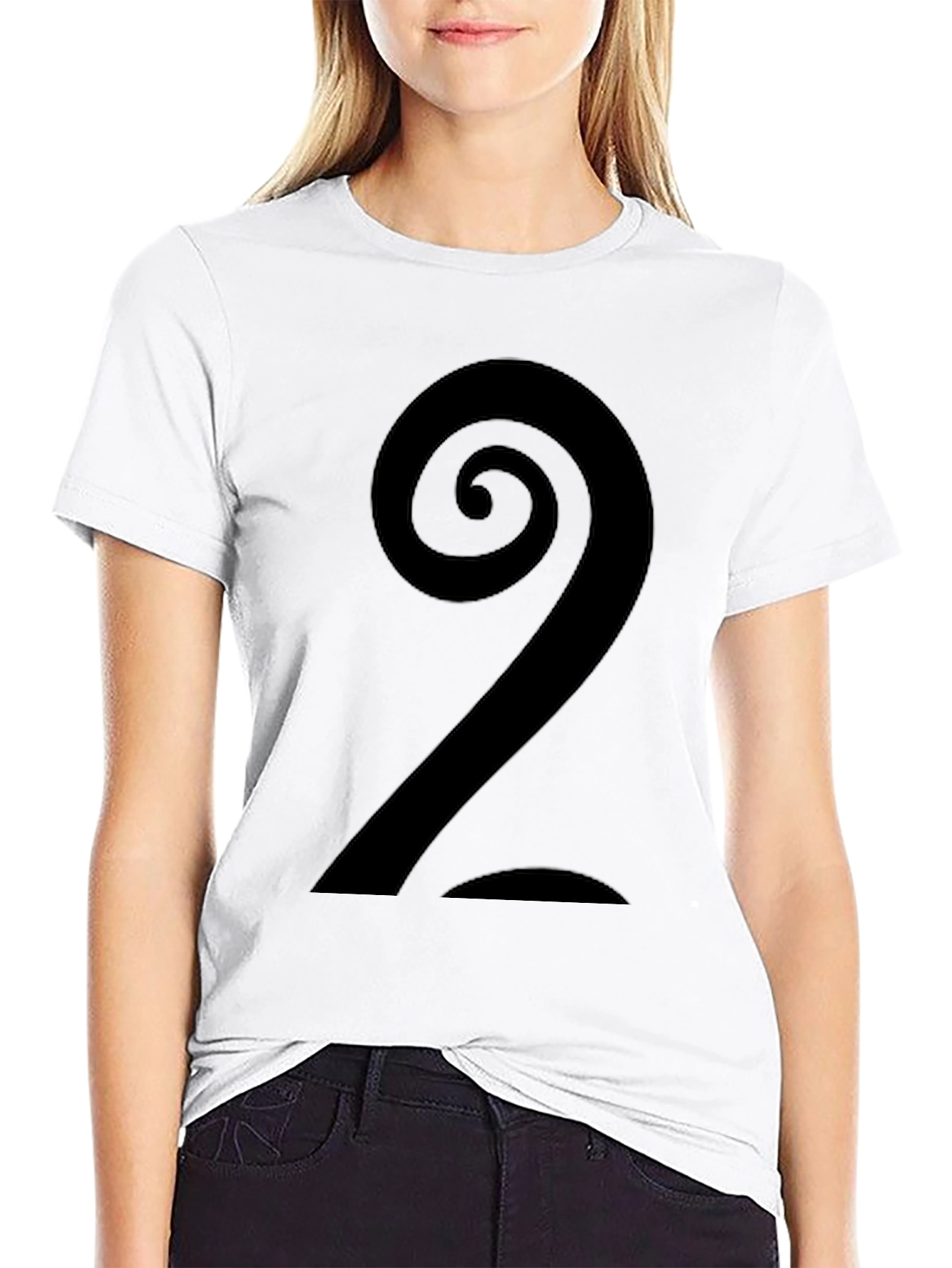 Spiral Number 2 Graphic Tee - Cool Casual Style