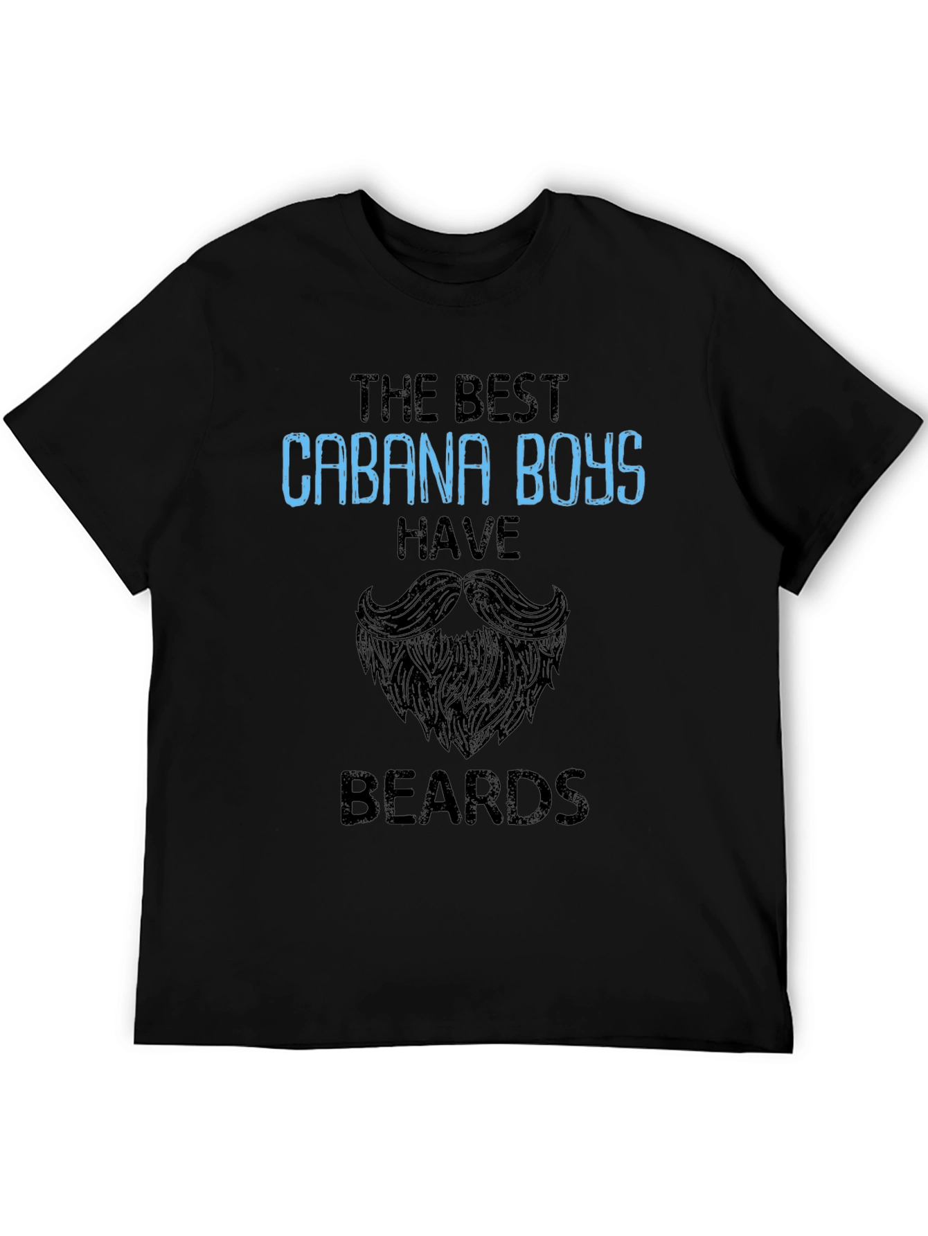 Cabana Boys Beard Graphic T-Shirt - Stylish Summer Tee
