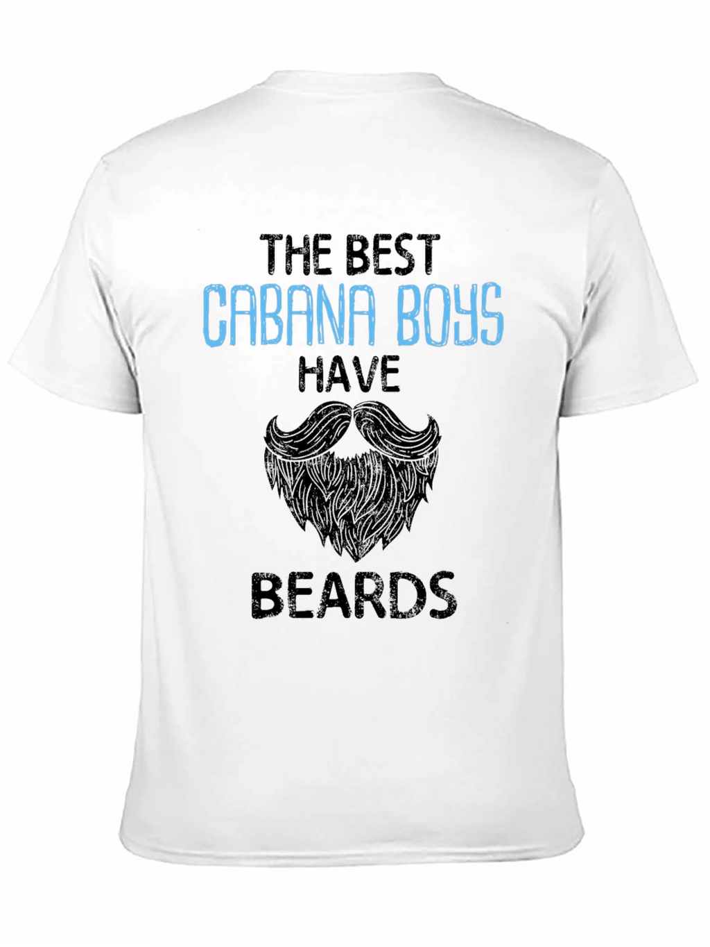 Cabana Boys Beard Graphic T-Shirt - Stylish Summer Tee