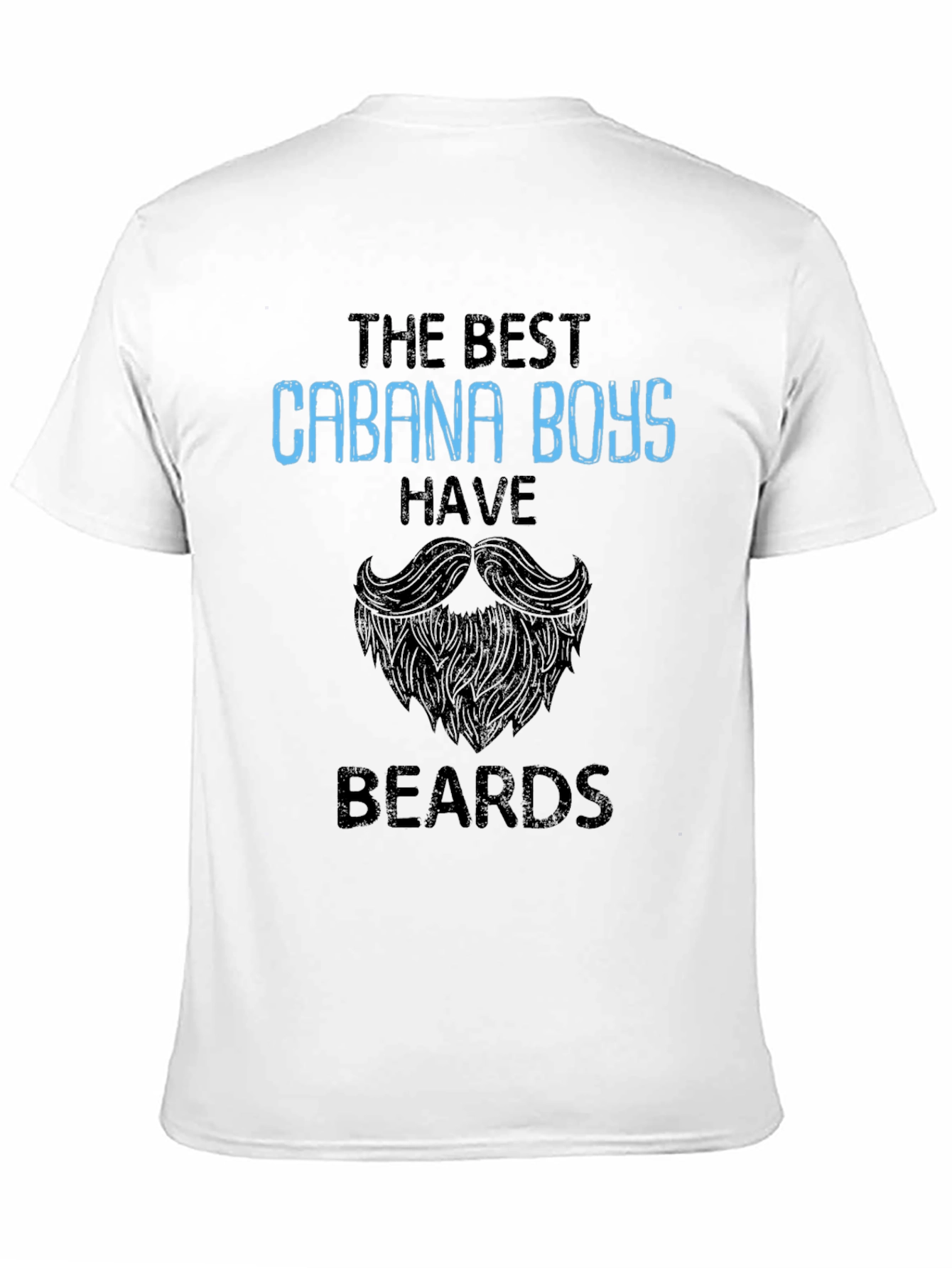 Cabana Boys Beard Graphic T-Shirt - Stylish Summer Tee