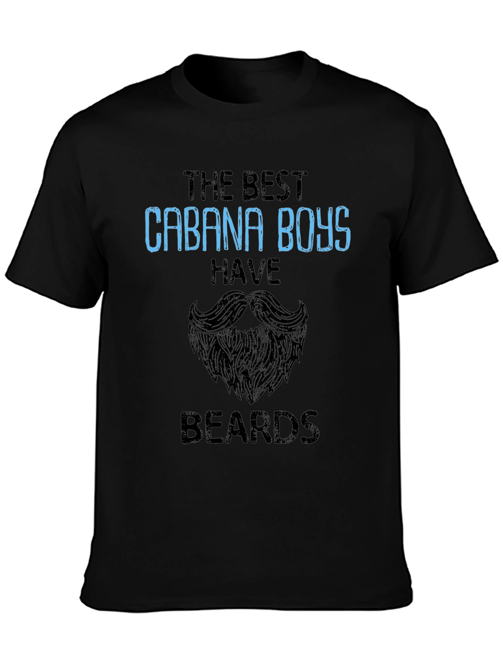 Cabana Boys Beard Graphic T-Shirt - Stylish Summer Tee