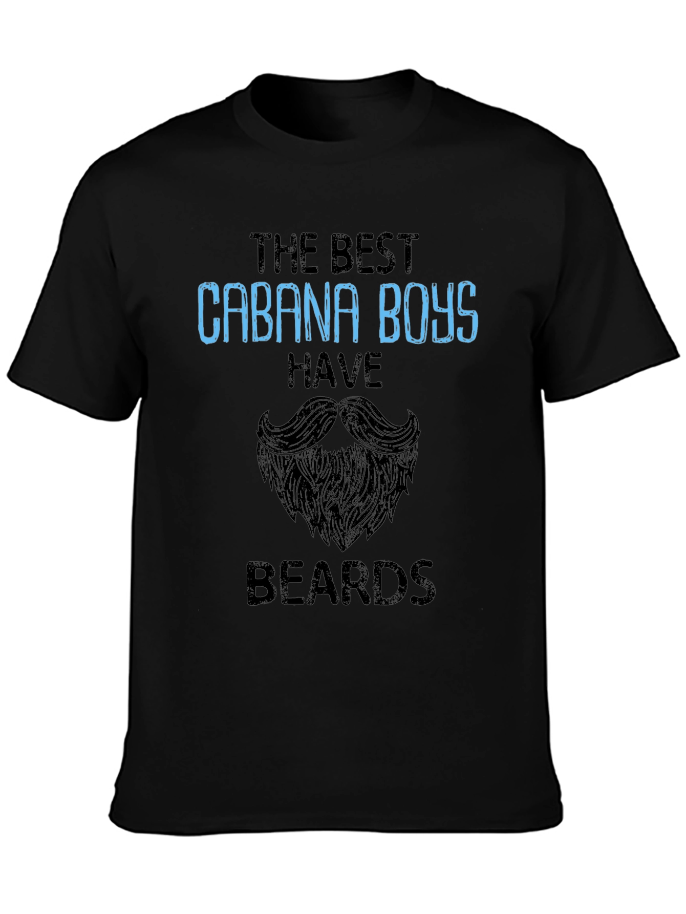 Cabana Boys Beard Graphic T-Shirt - Stylish Summer Tee