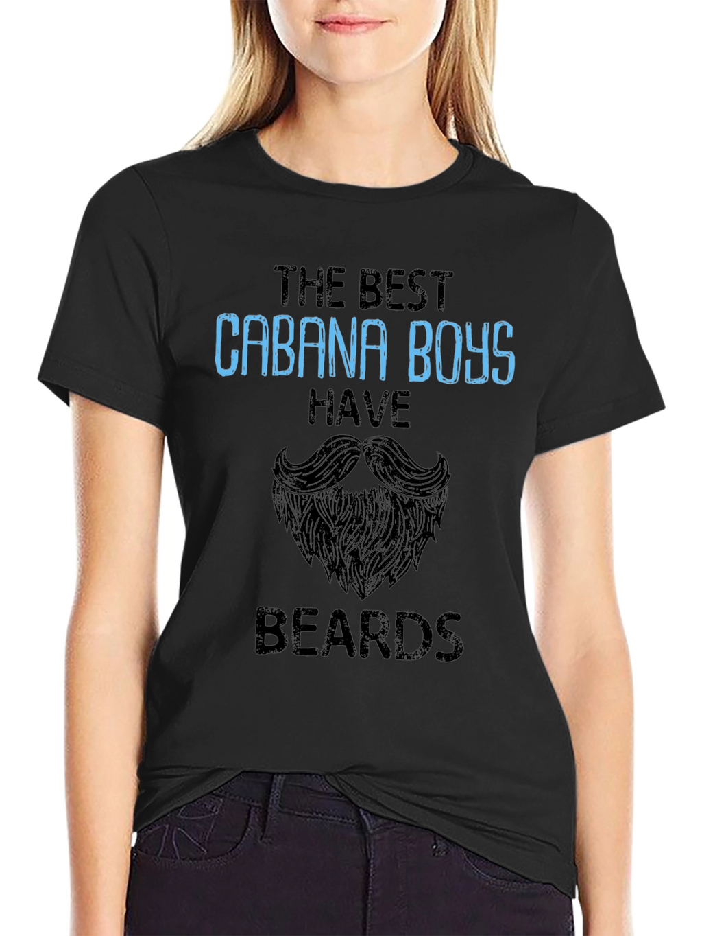 Cabana Boys Beard Graphic T-Shirt - Stylish Summer Tee