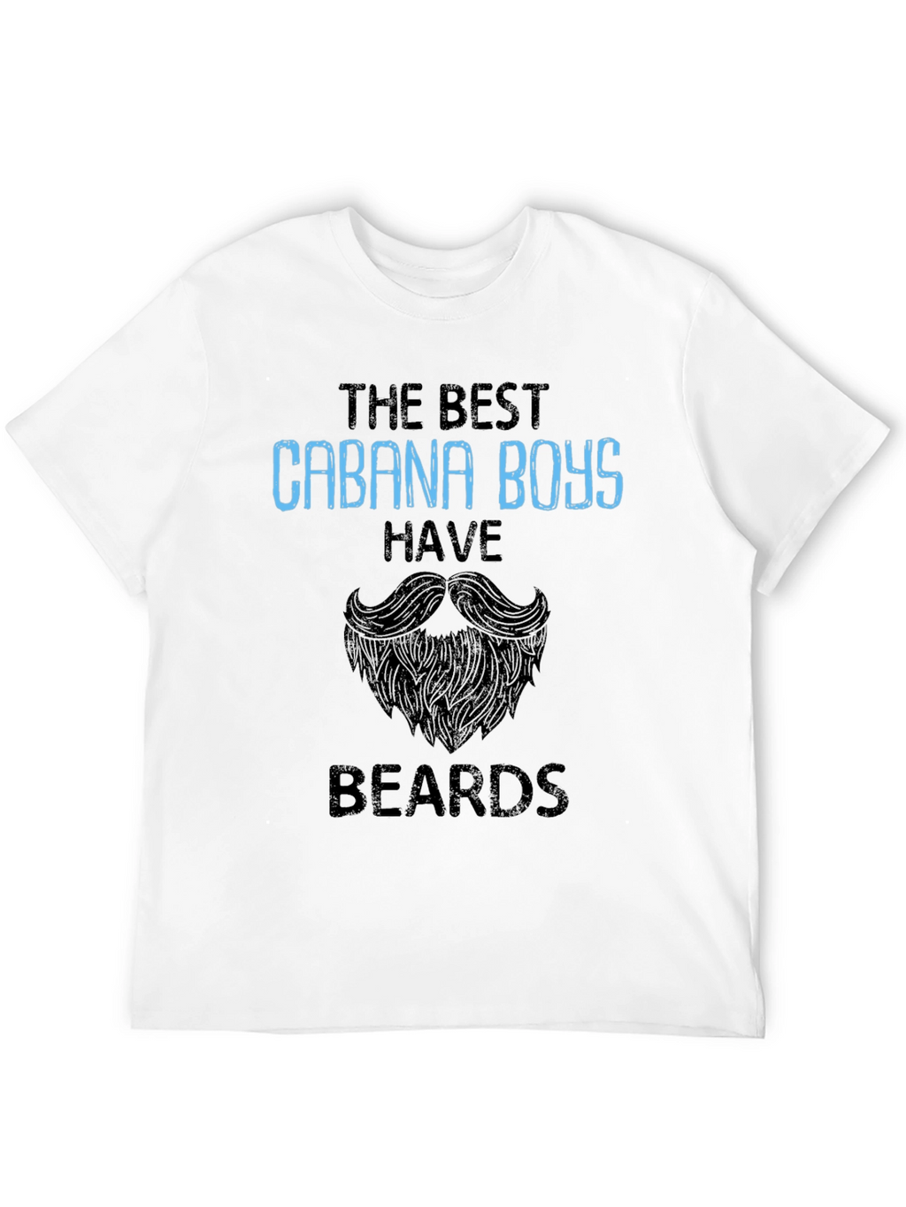 Cabana Boys Beard Graphic T-Shirt - Stylish Summer Tee