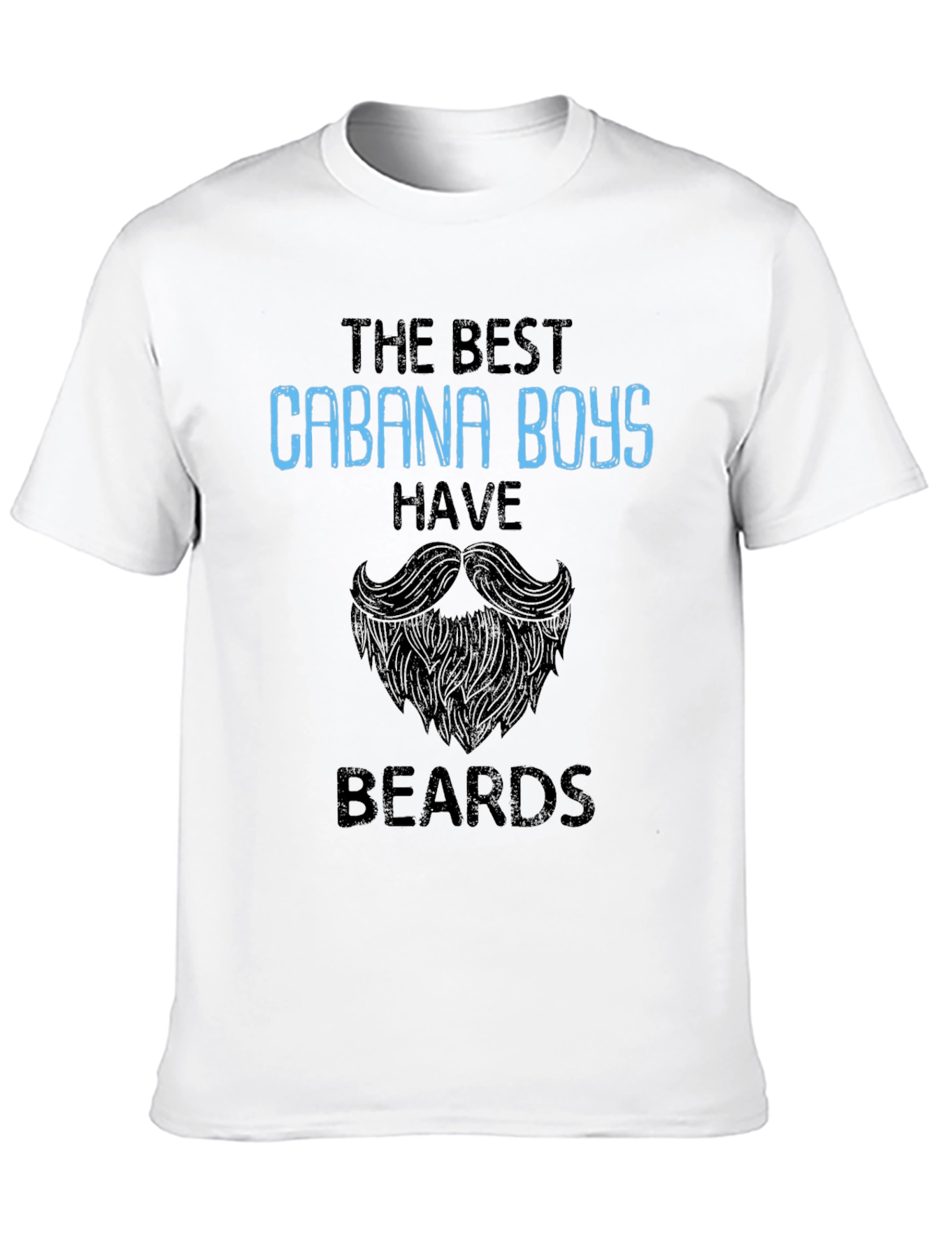 Cabana Boys Beard Graphic T-Shirt - Stylish Summer Tee