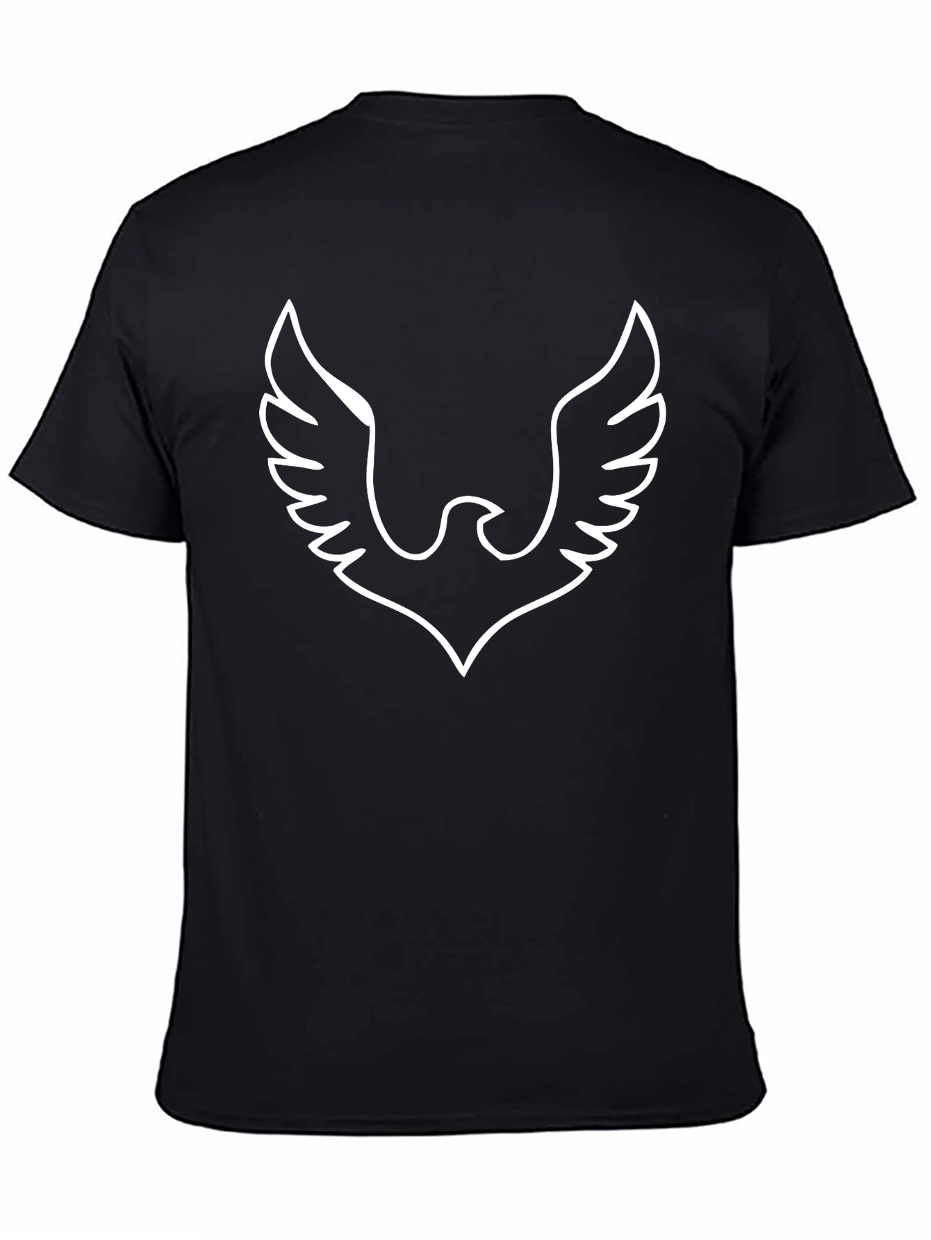 Phoenix Graphic Tee - Black Cotton Blend