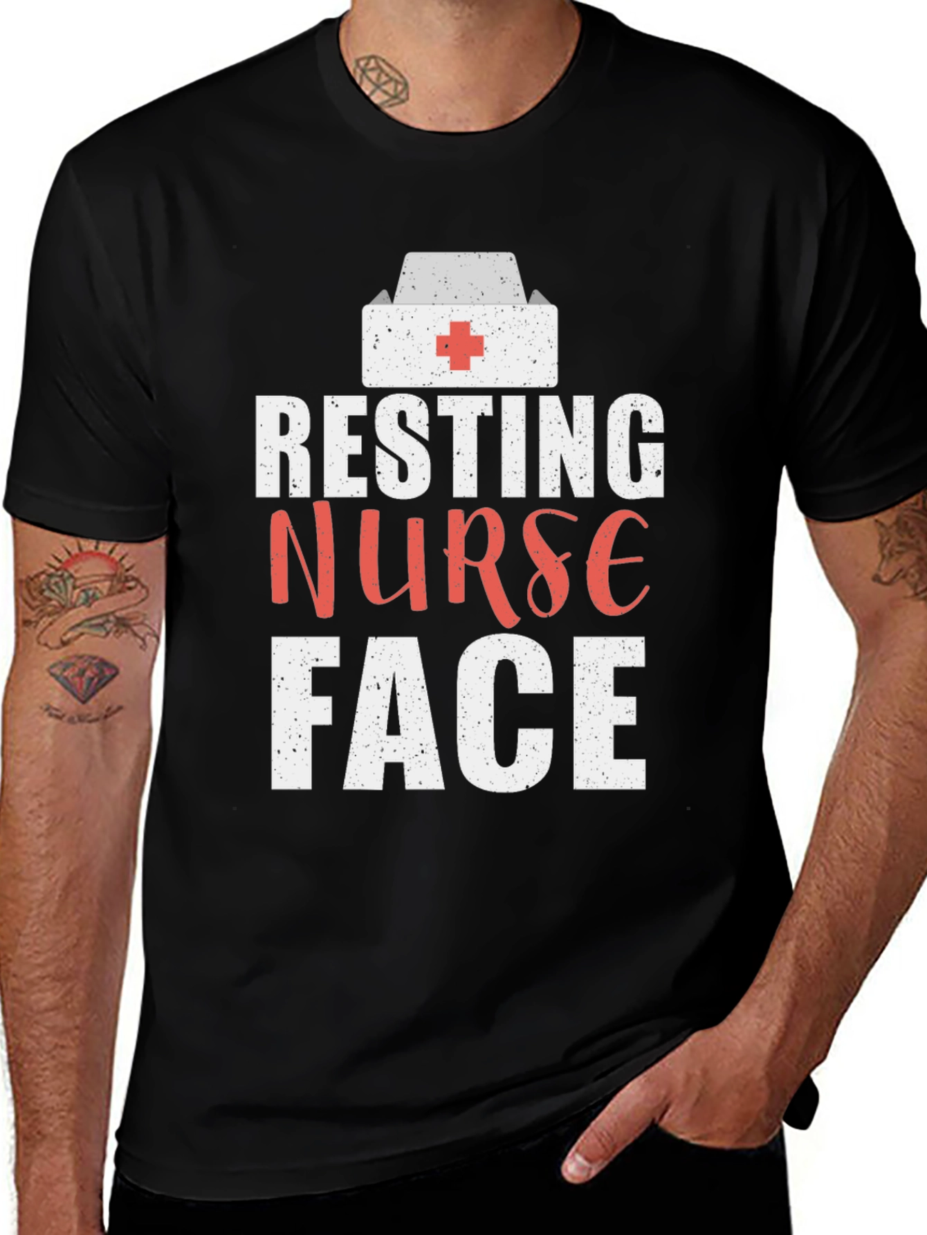 Resting Nurse Face Graphic Tee