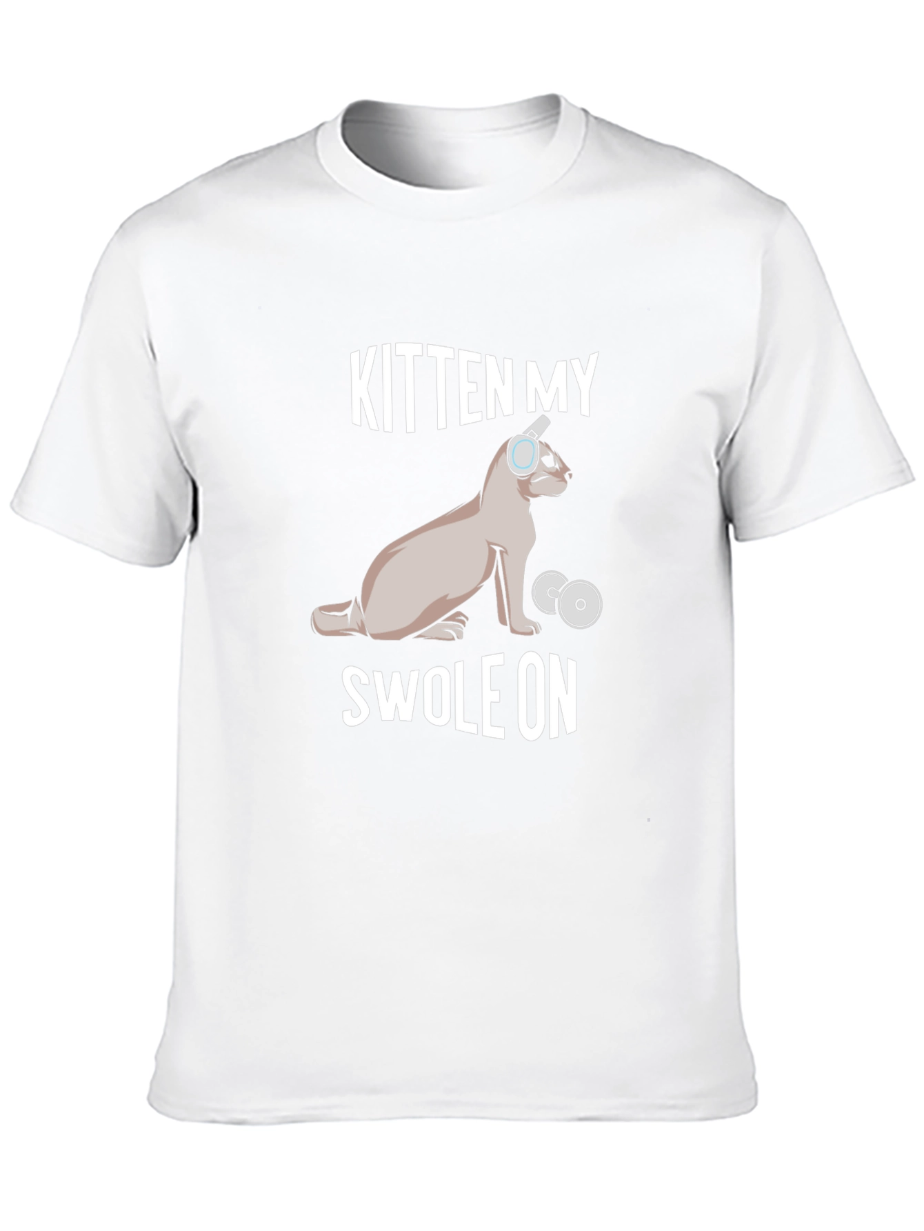 Kitten My Swol On Funny Workout T-Shirt