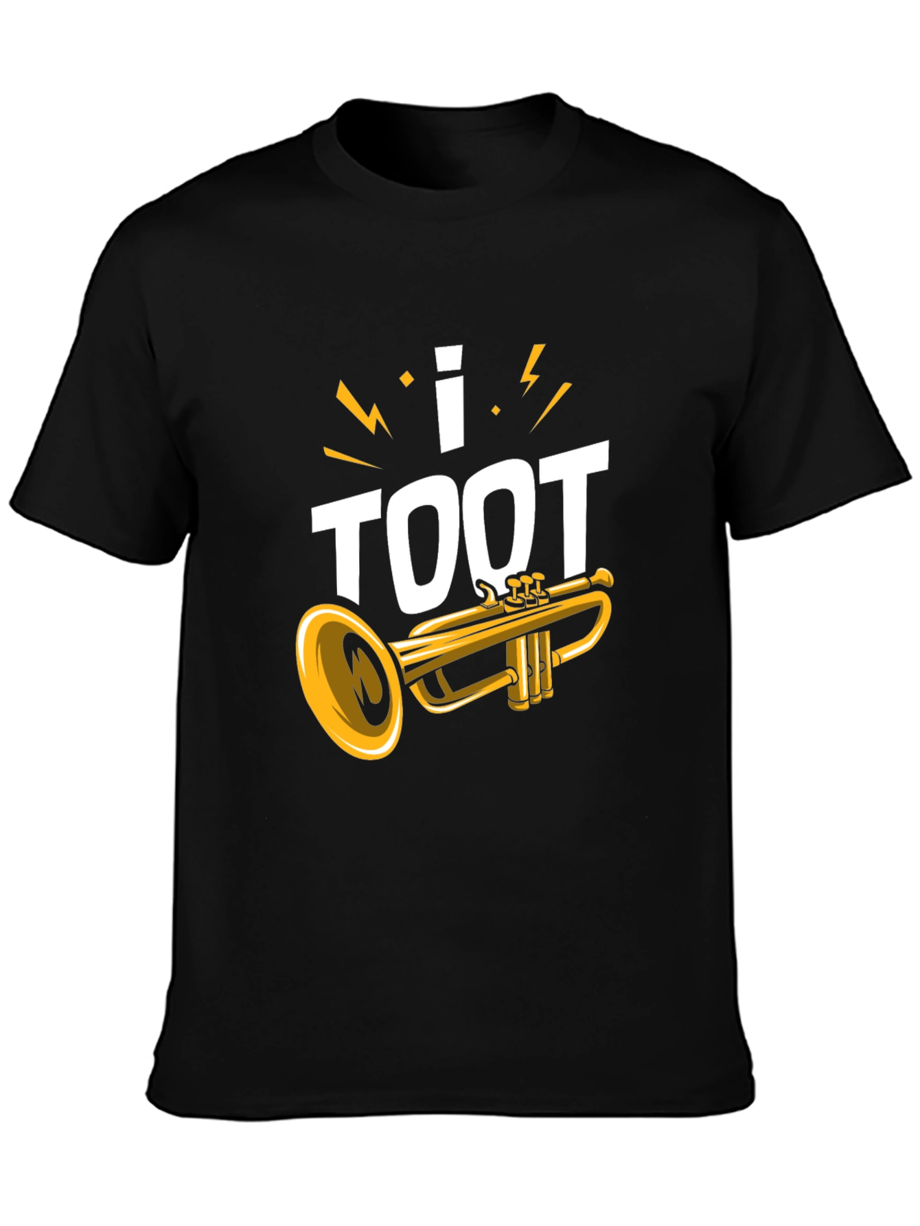I Toot Trumpet Black T-Shirt