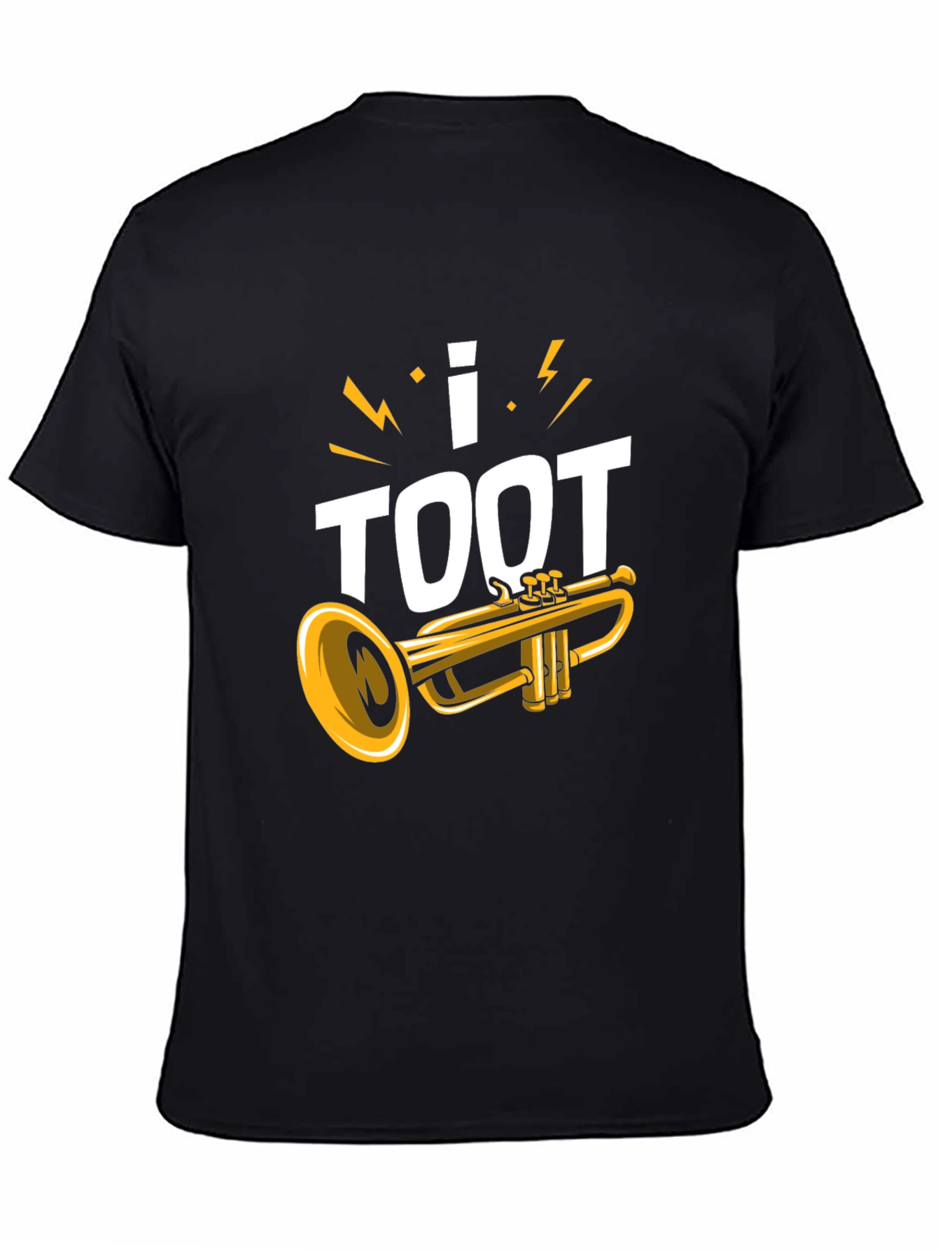 I Toot Trumpet Black T-Shirt