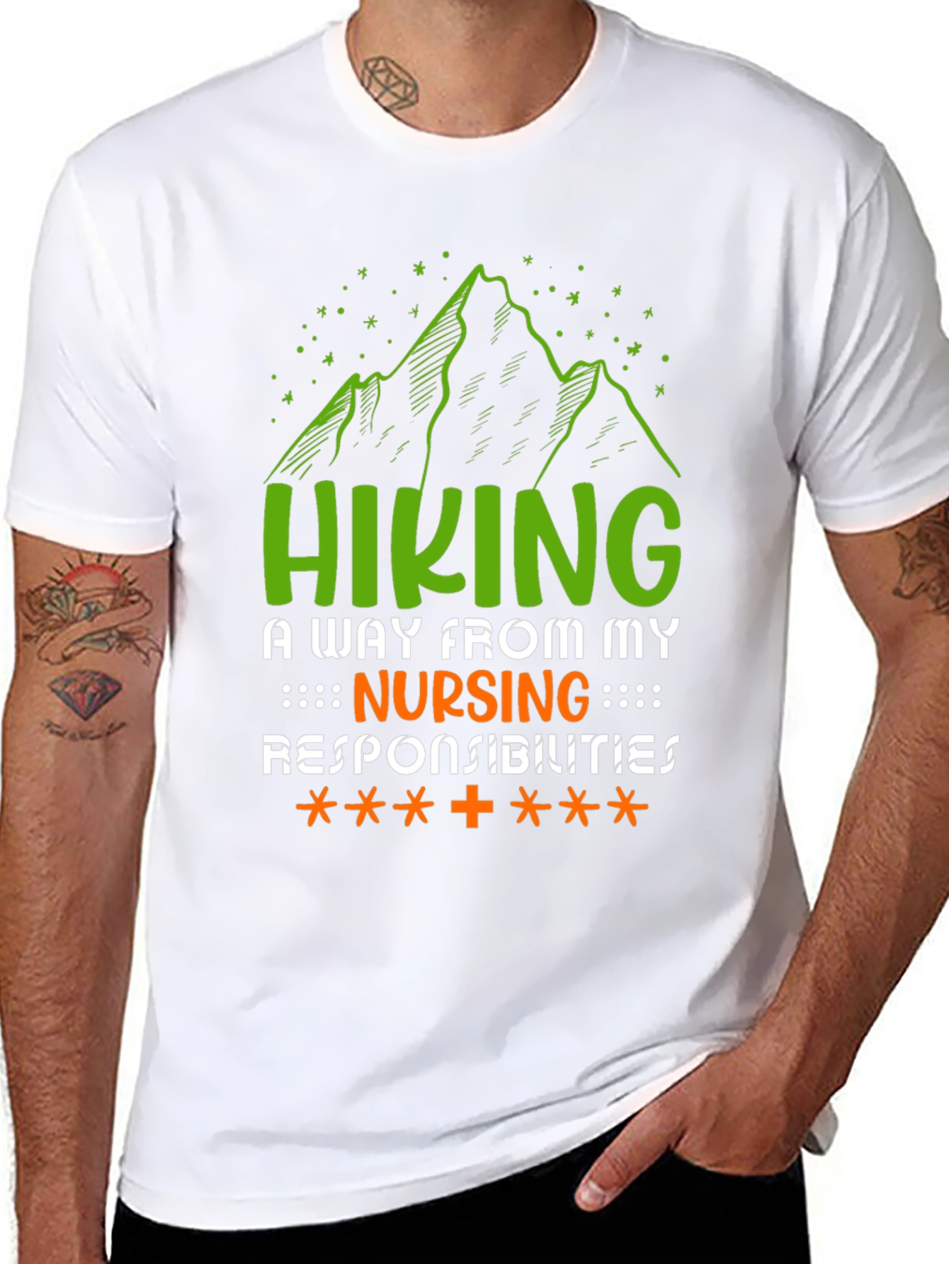 Hiking Nursing Responsibilities T-Shirt