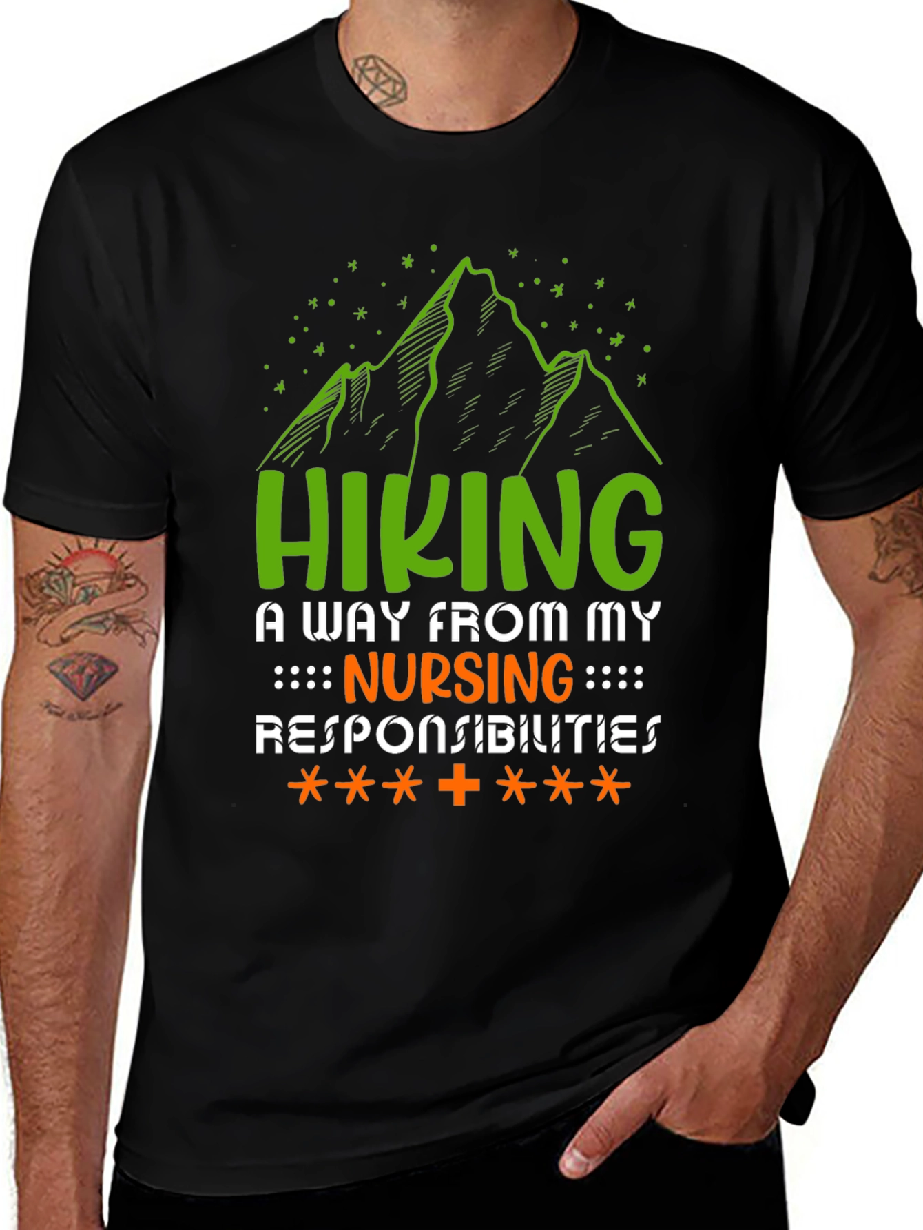Hiking Nursing Responsibilities T-Shirt